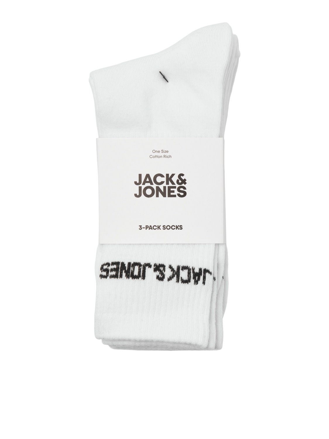 Jack & Jones Freizeitsocken »JACMELVIN TENNIS SOCK 3 PACK NOOS«, (Packung, 3 Paar)