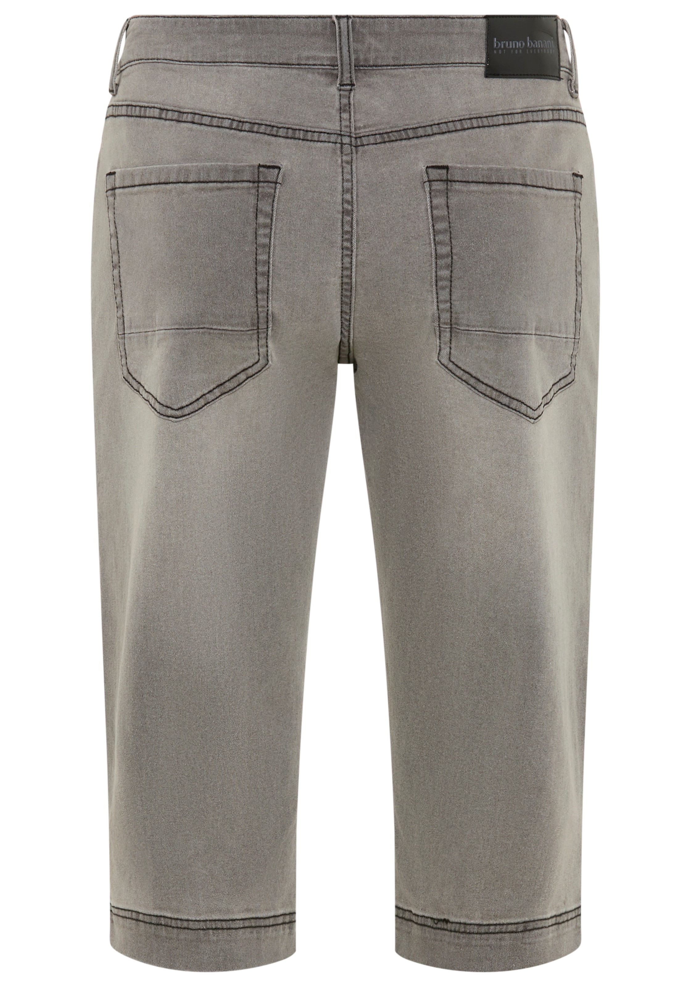 Bruno Banani Jeansbermudas »Hutch-Bermuda« Straight-Fit, normale Leibhöhe, aus elastischem Denim-Material