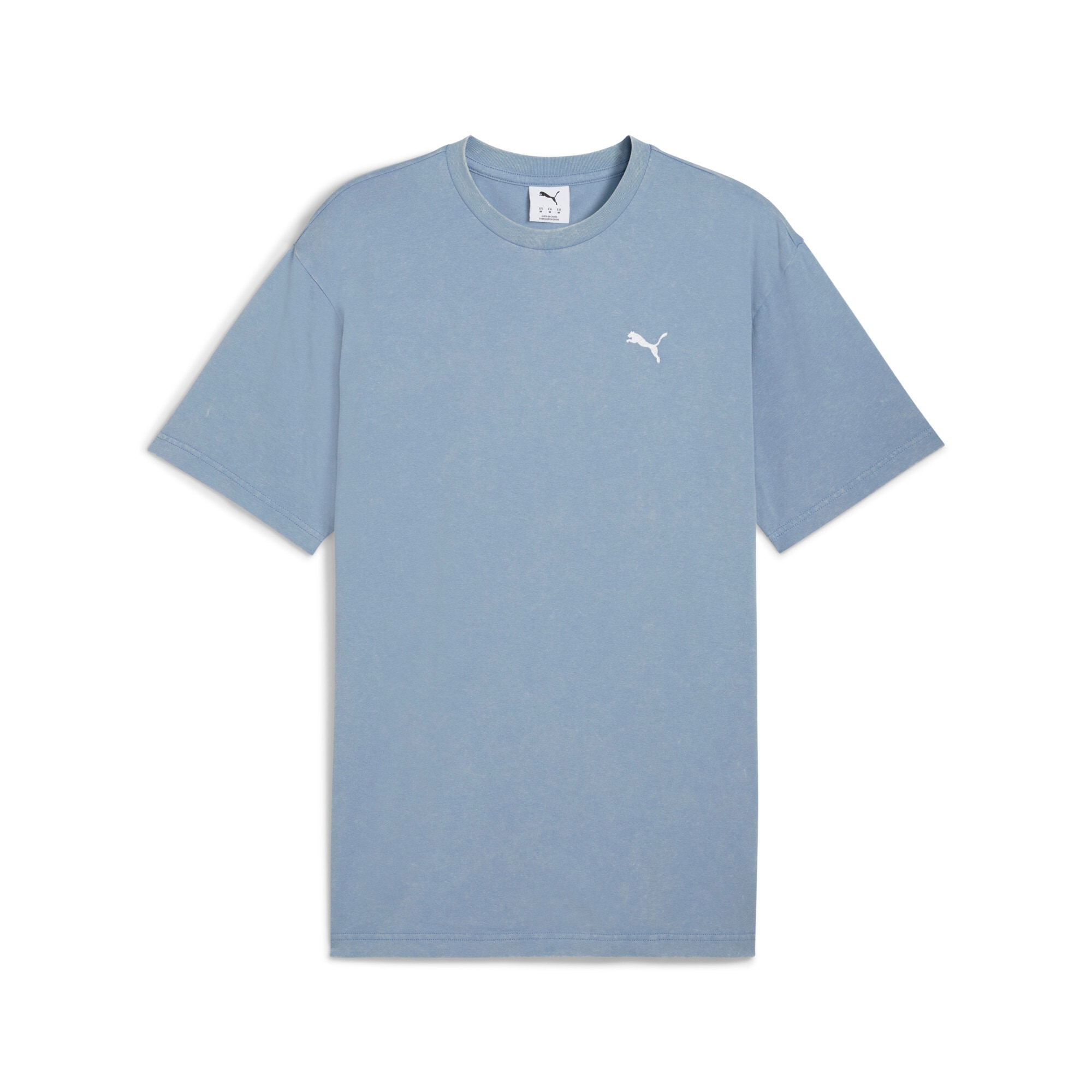 PUMA T-Shirt »ESS ELEVATED RELAXED WASH TEE« Kurzarmdesign, Rundhalsausschnitt, mit Print-Applikation
