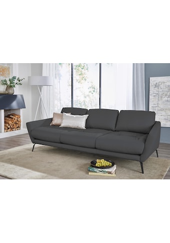 W.SCHILLIG Big-Sofa »softy«, mit dekorativer Heftung im Sitz, Füße schwarz... kaufen