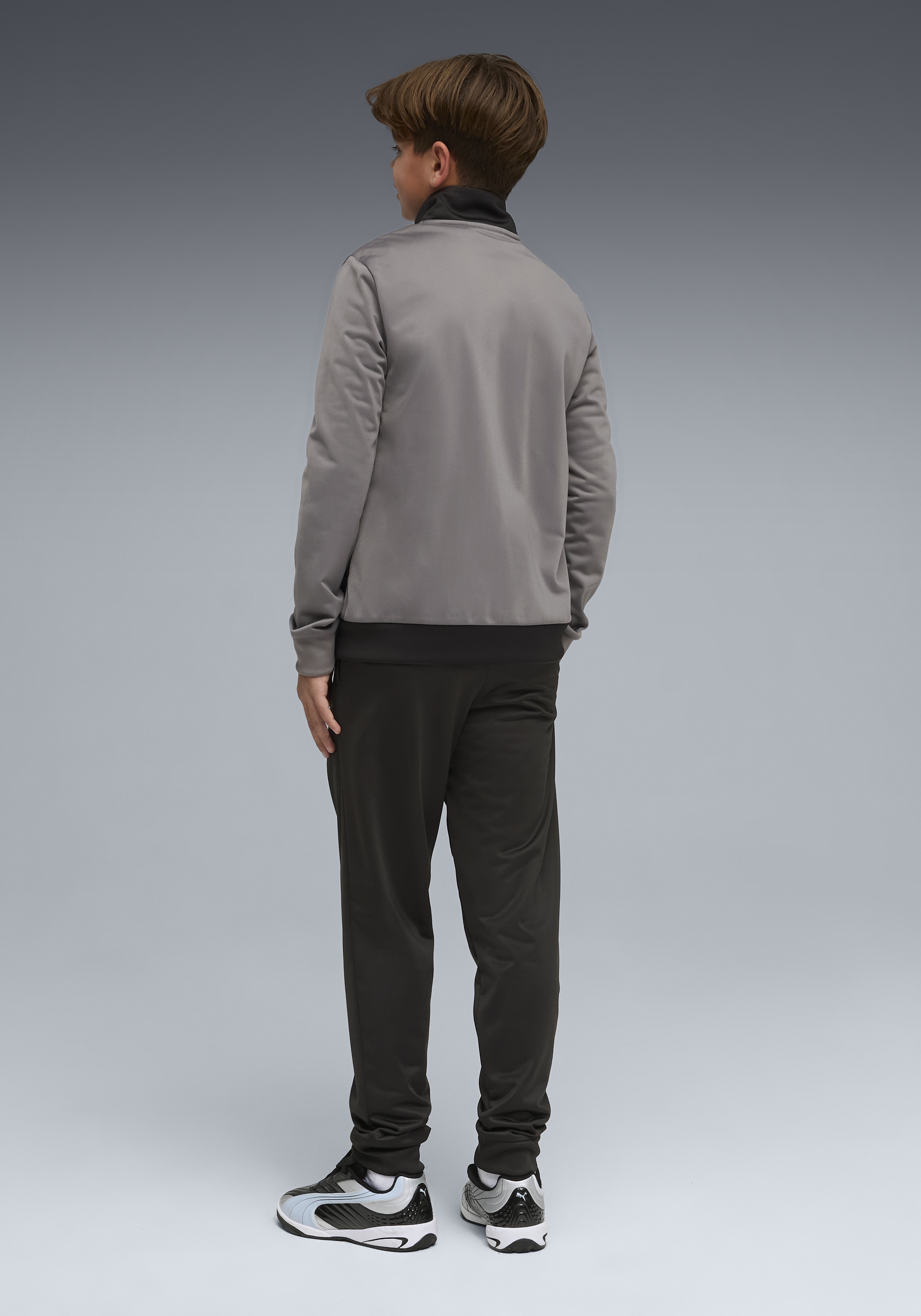 PUMA Trainingsanzug »POLY COLORBLOCK SUIT B« 2 tlg. Regular Fit, ohne Kapuze