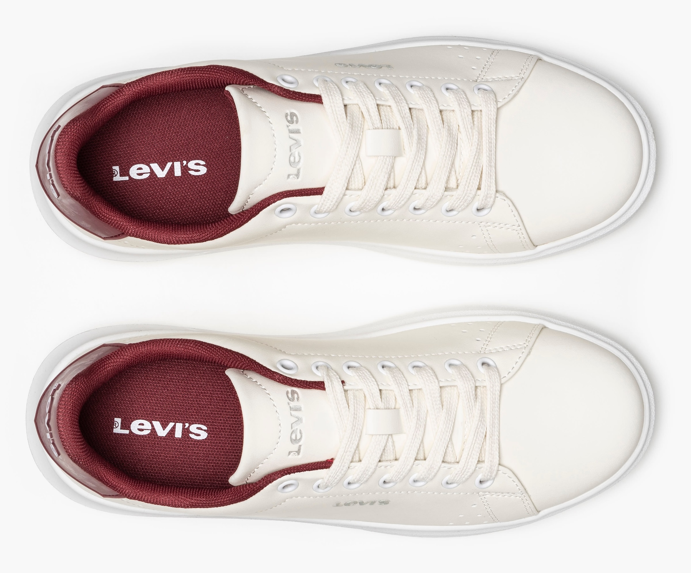 Levi's® Sneaker »ELLIS 2.0«, Freizeitschuh, Halbschuh, Schnürschuh mit Kontrastbesatz