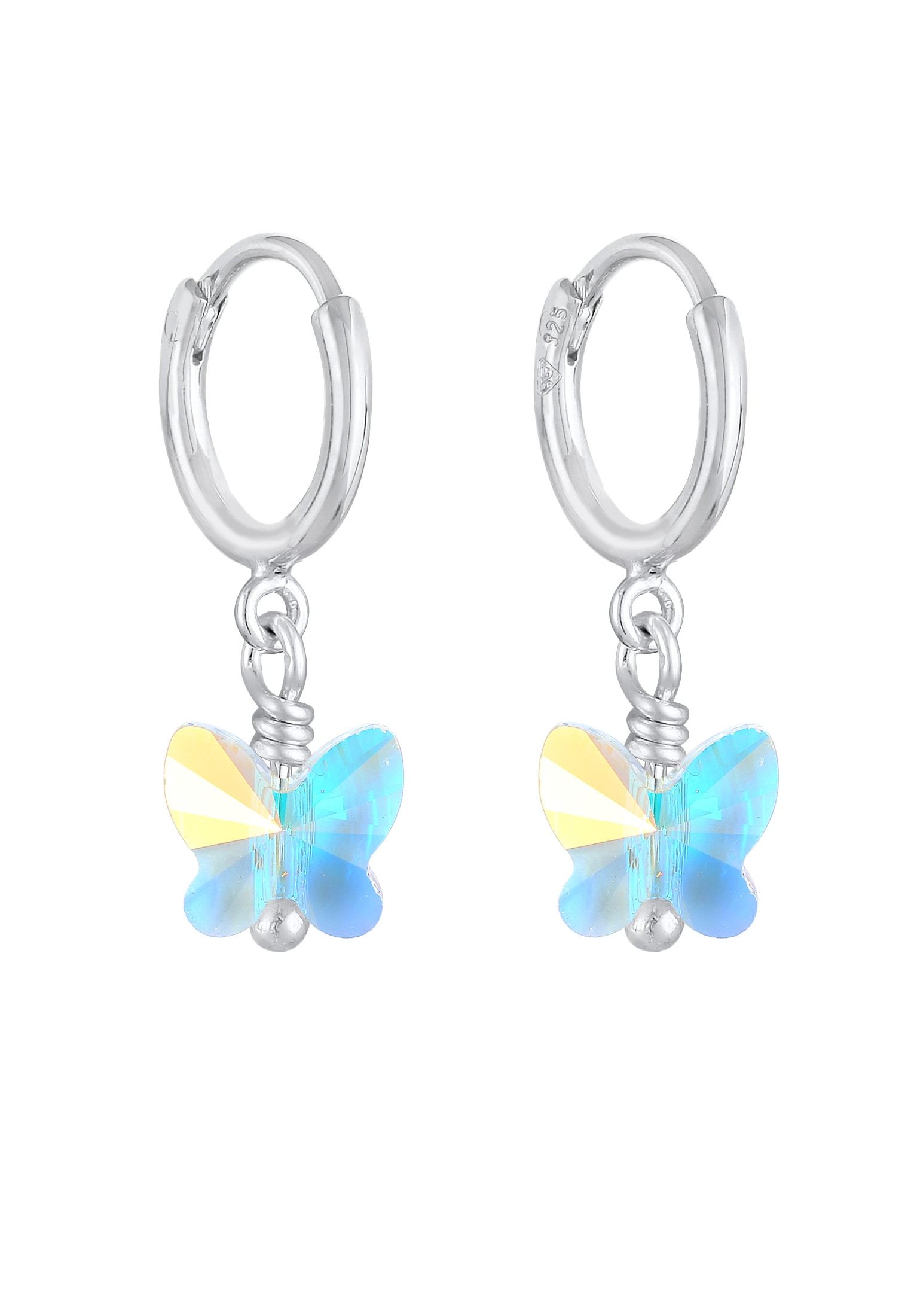 Elli Paar Ohrstecker »Ohrringe Creolen Schmetterling 925 Silber«