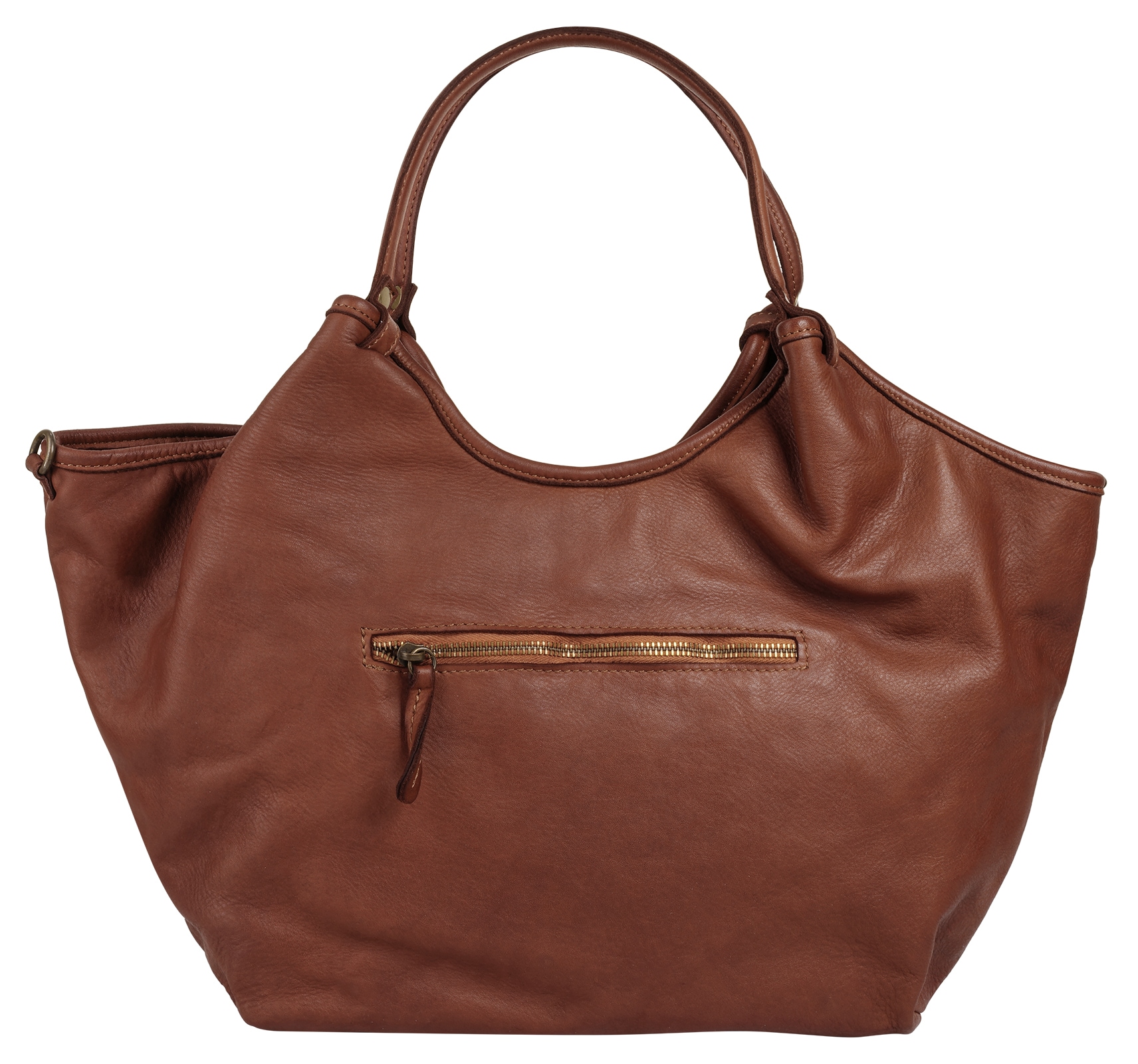 Samantha Look Henkeltasche, echt Leder, Made in Italy