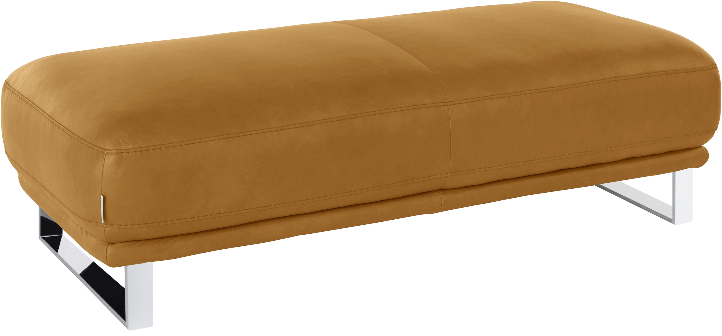 W.SCHILLIG Hocker »montanaa«, mit Metallkufen in Chrom glänzend, Breite 141 cm