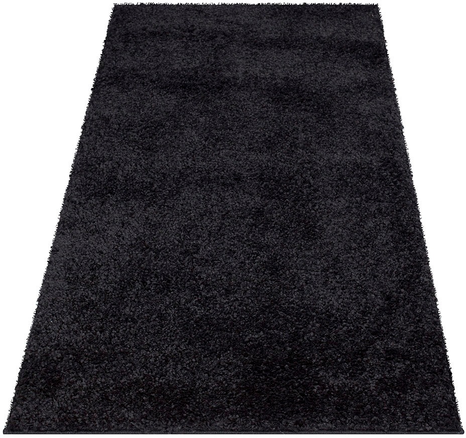 Carpet City Hochflor-Teppich »City Shaggy«, rechteckig, 30 mm Höhe, Auch als Läufer, Langflor, Uni, Shaggy, flauschig-weich