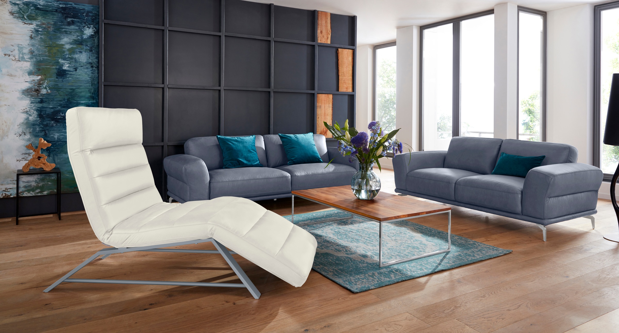 W.SCHILLIG Relaxliege »daily dreams«, Funktionsliege wahlweise mit Motor, Gestell matt, Breite 75 cm