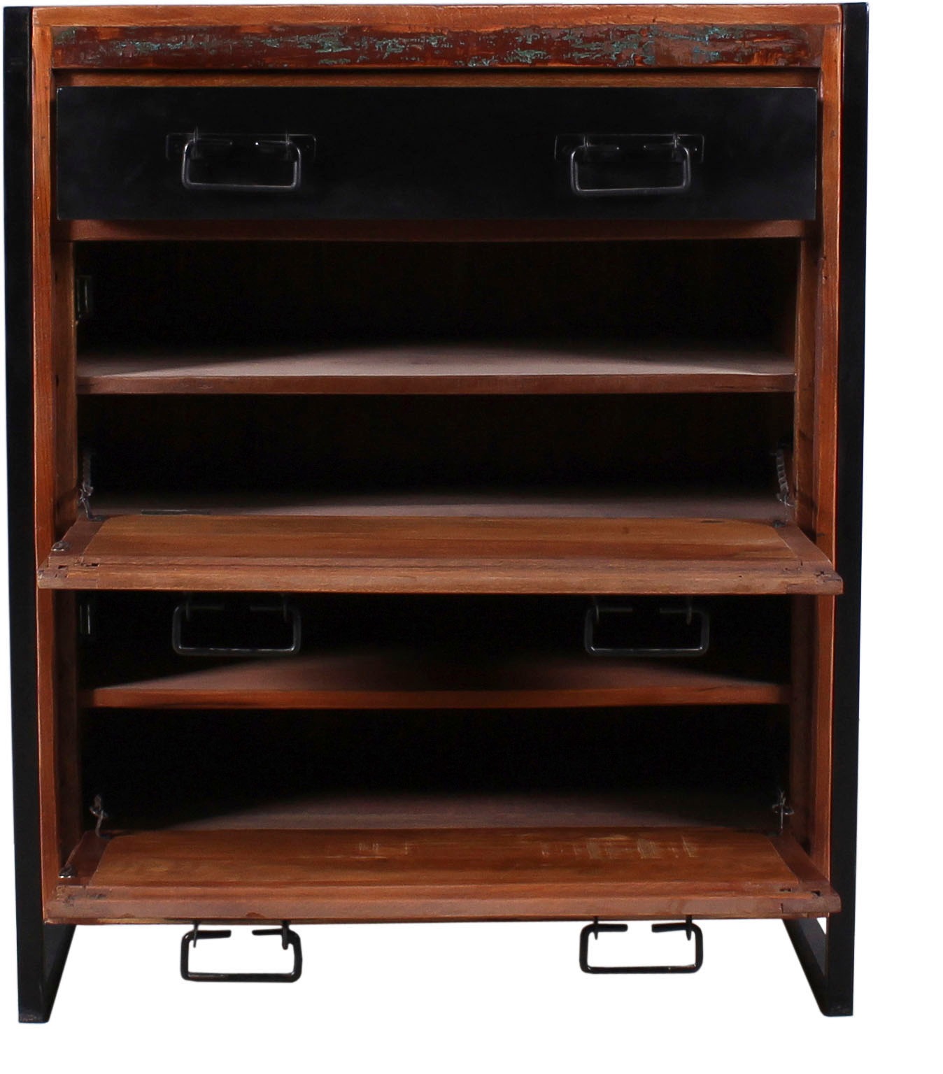 SIT Garderoben-Set »Bali aus Altholz mit Schuhschränken & Kleiderschrank« 6 Stk. tlg.