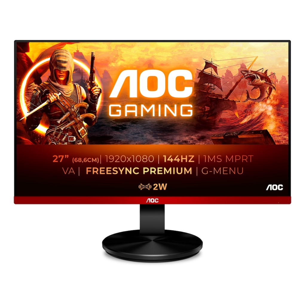 AOC Gaming-Monitor »G2790VXA«, 68,6 cm/27 Zoll, 1920 x 1080 px, 1 ms Reaktionszeit, 144 Hz