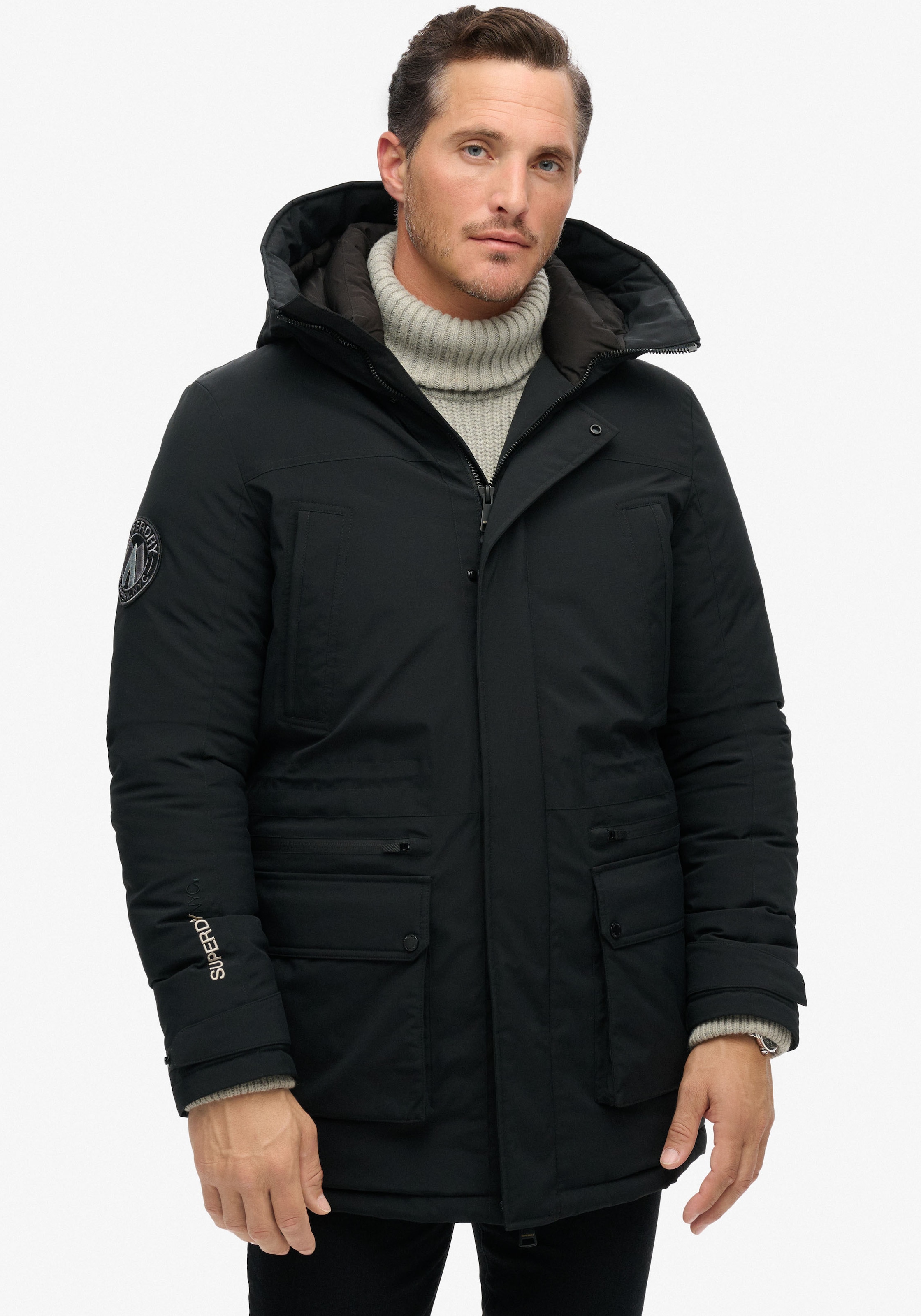 Steppjacke »City Padded Parka Jacket«, mit Kapuze