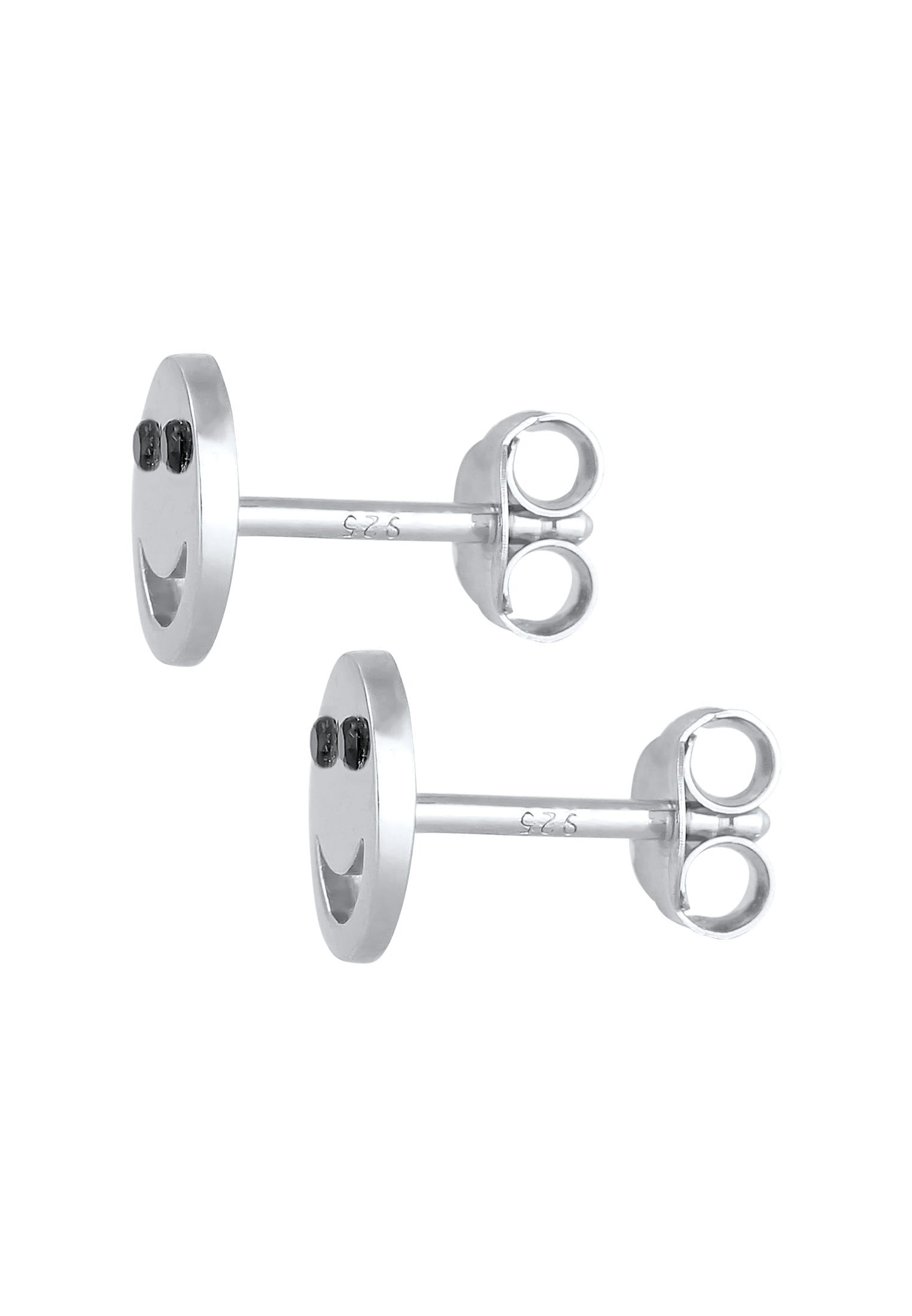 Elli Paar Ohrstecker »Ohrringe Smiling Zirkonia 925 Silber«