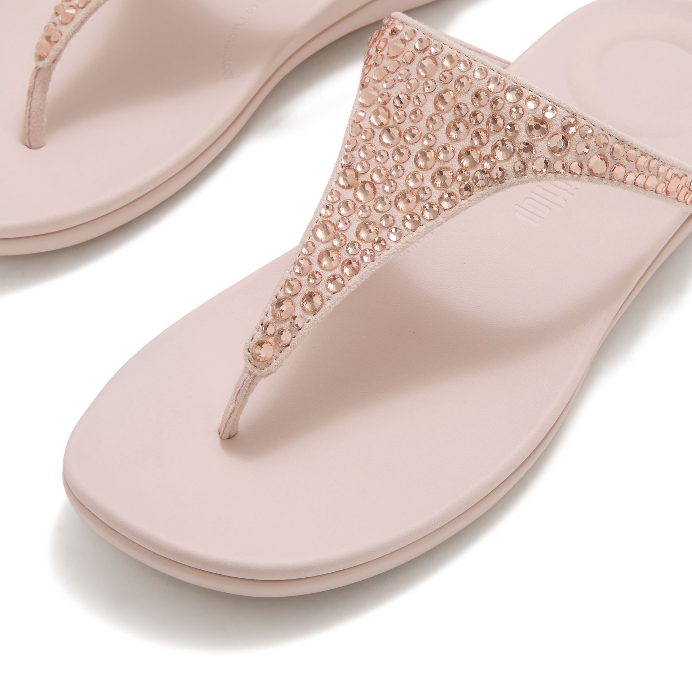 Fitflop Zehentrenner »SOLAY MIXED-CRYSTAL TOE-POST SANDALS«  Dianette, Schlupfschuh, Sommerschuh mit edlem Glitter