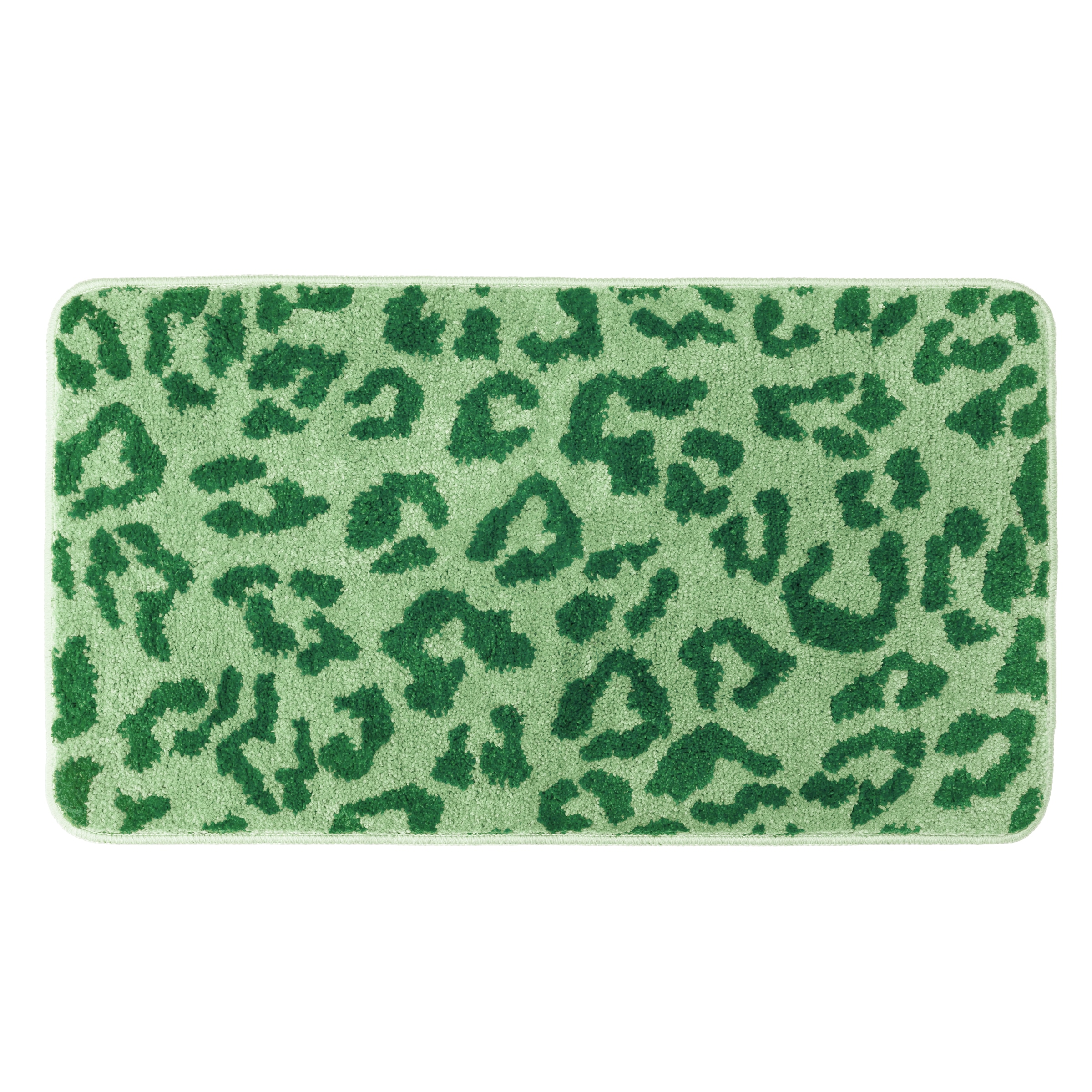 OTTO home Badematte »Anna Leo, Badvorleger, Badezimmer Teppich, Duschvorleger« Höhe 15 mm rutschhemmend beschichtet fußbodenheizungsgeeignet | schnell trocknend mit Animal Print, modernes Muster, Leo, weich