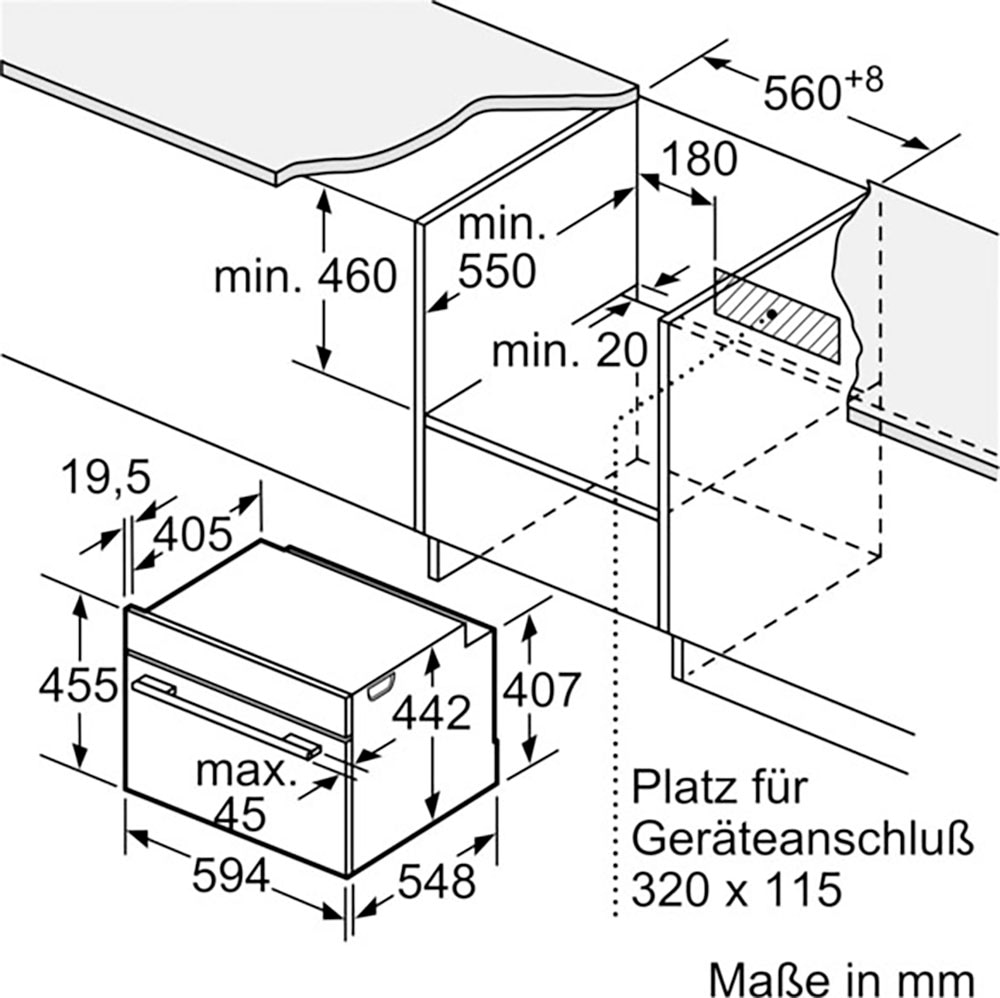 SIEMENS Pyrolyse Backofen iQ700 »CB774G1B1«, mit Teleskopauszug nachrüstbar