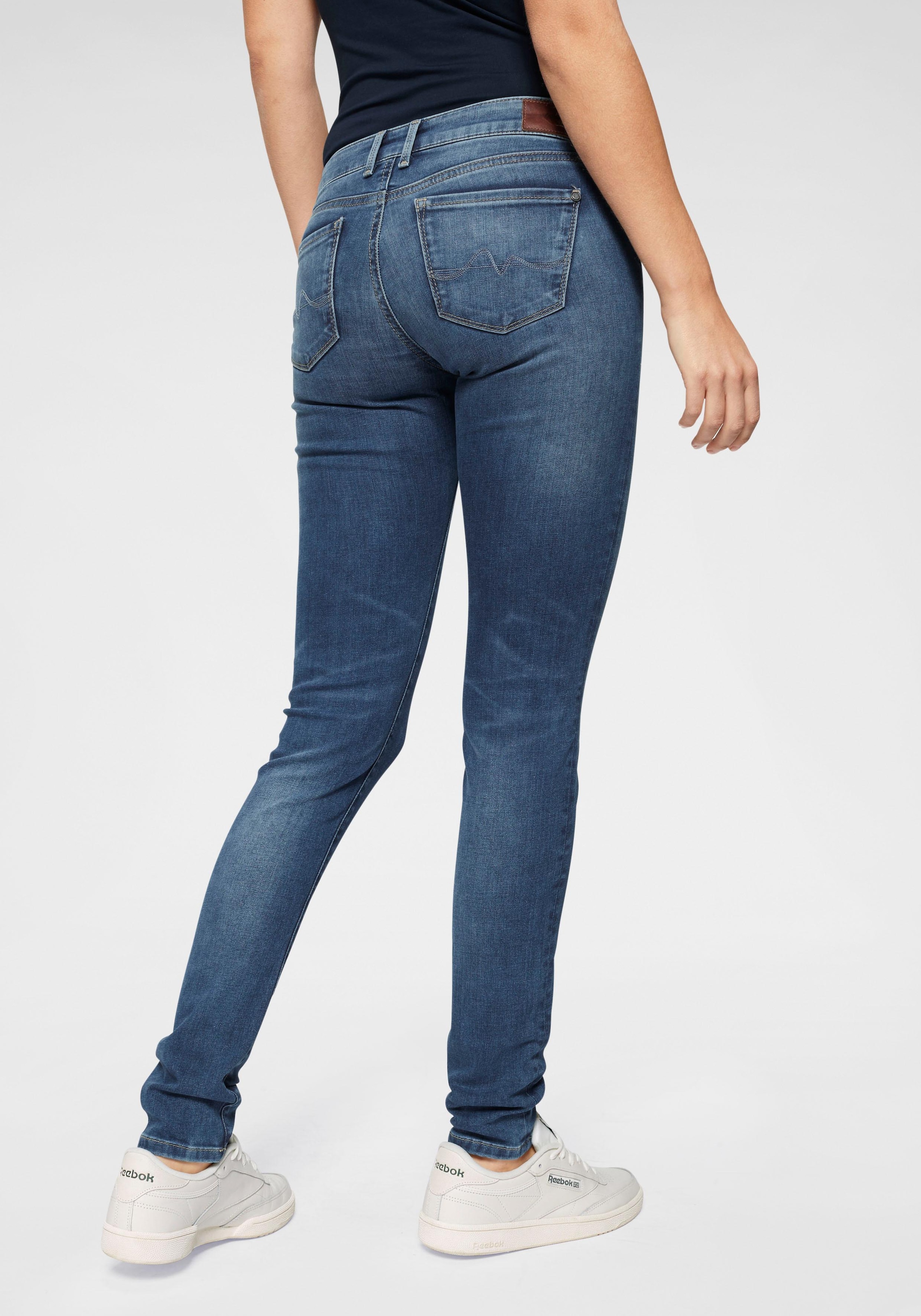 Pepe Jeans Skinny-fit-Jeans »SOHO«, im 5-Pocket-Stil mit 1-Knopf Bund und Stretch-Anteil