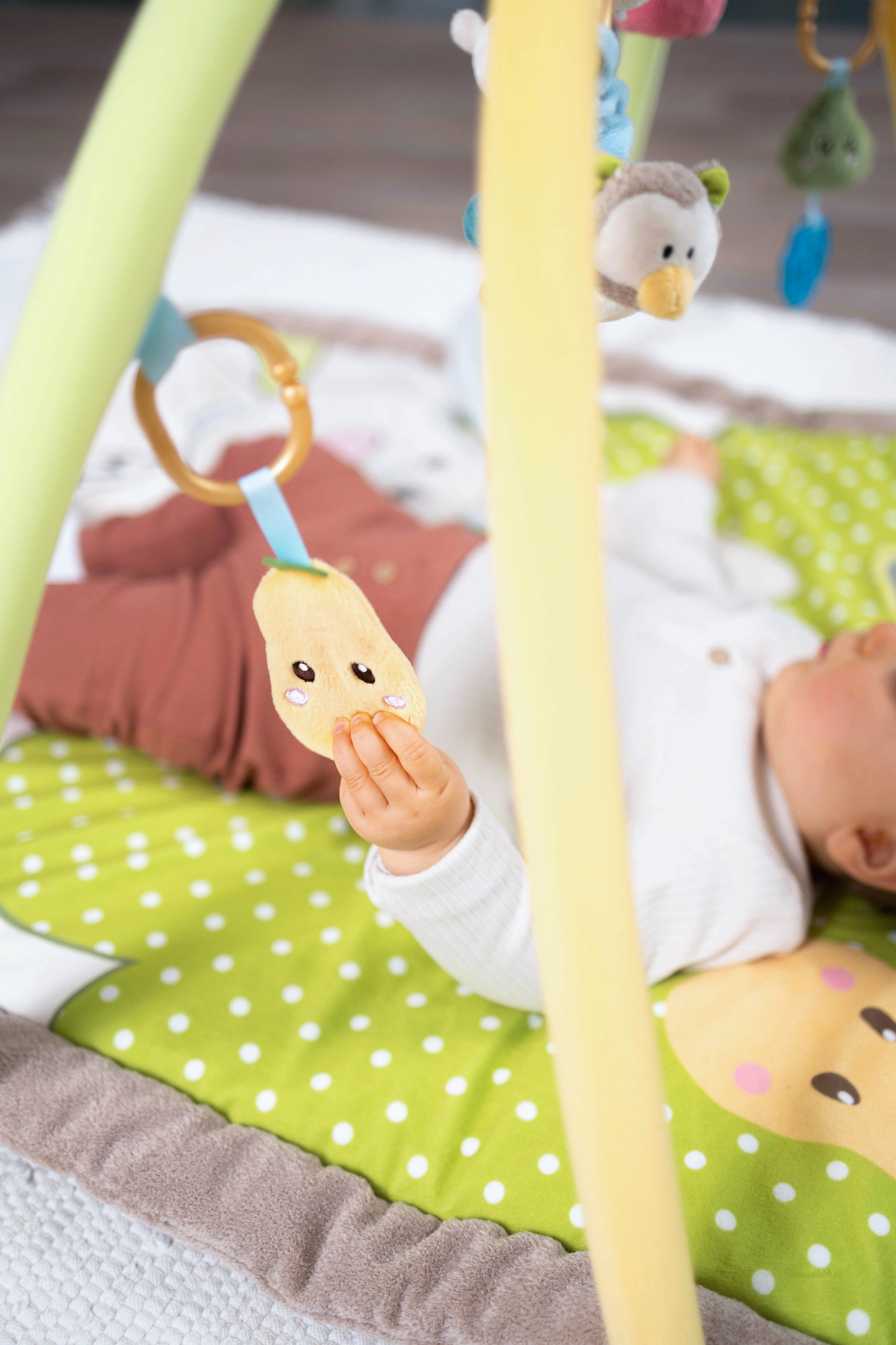 Nici Baby Gym »My First NICI Kollektion, 3-D Activity-Decke«, mit Spielkissen Hase und Eule