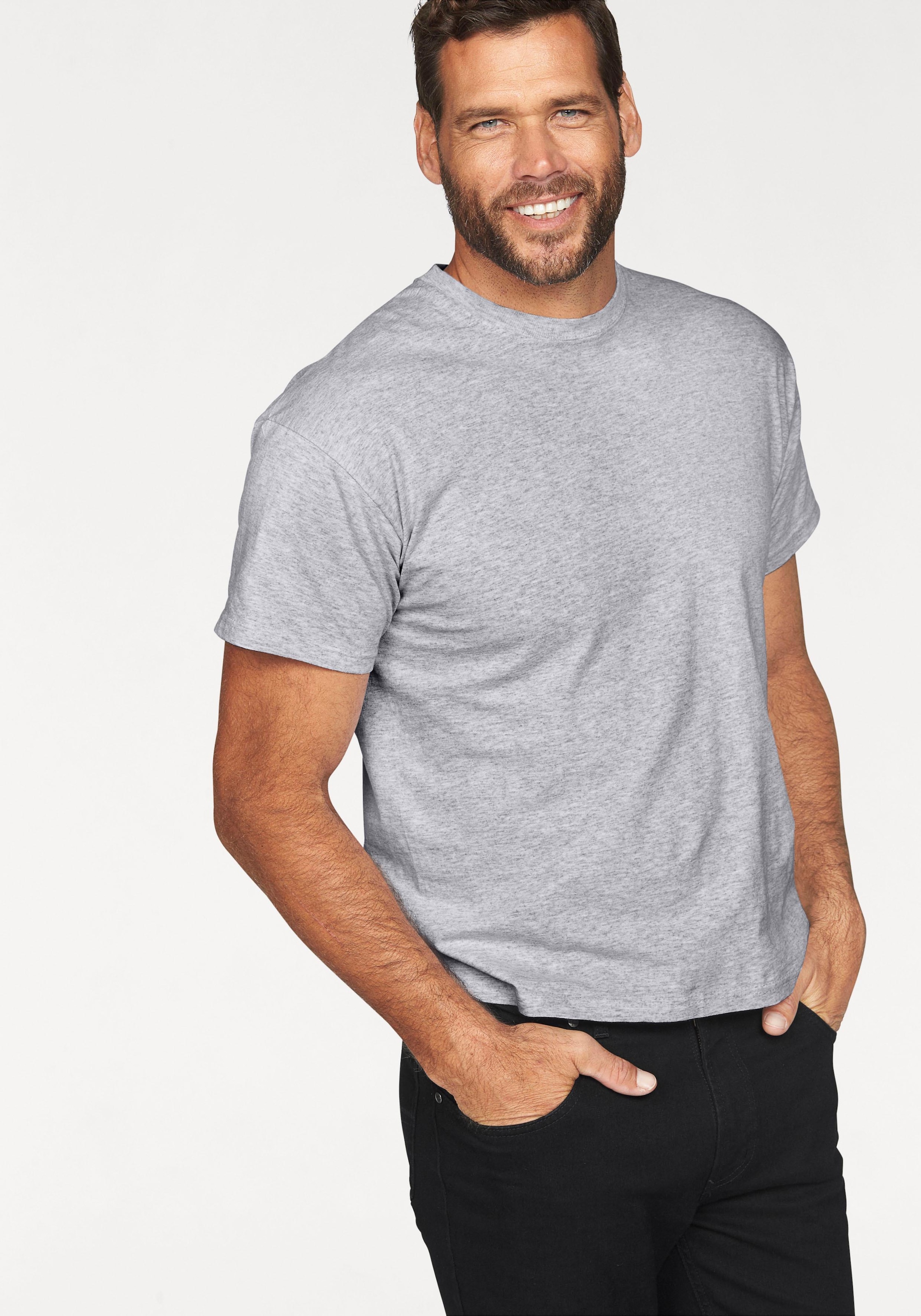 Fruit of the Loom T-Shirt », sechs Stück in unterschiedlicher Farbkomination«, (Packung, 6 tlg., 6er-Pack), mit Rundhalsausschnitt