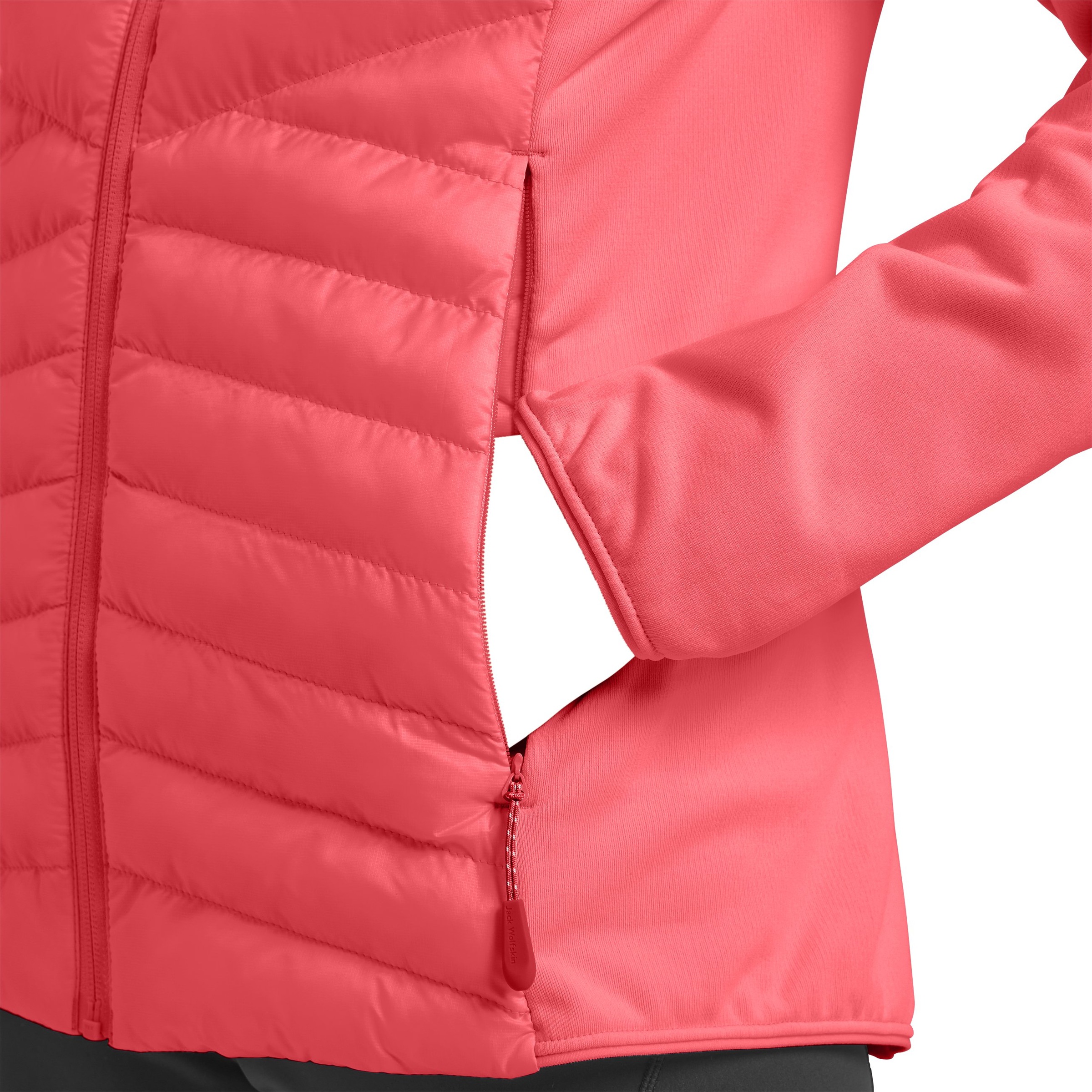 Jack Wolfskin Hybridjacke »ROUTEBURN PRO HYBRID W«, mit Kapuze