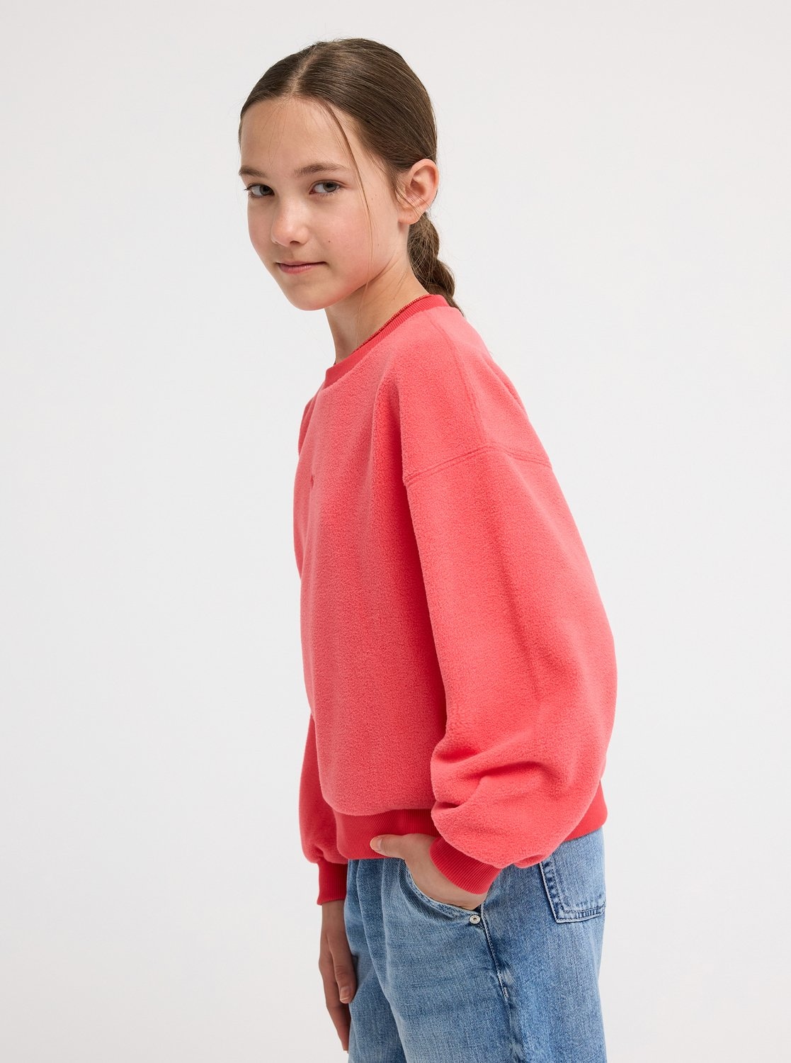 Roxy Sweatshirt »CHILL STORY RG«, für Kinder, mit sportlichem Stil, aus Baumwollmischung, formstabil

