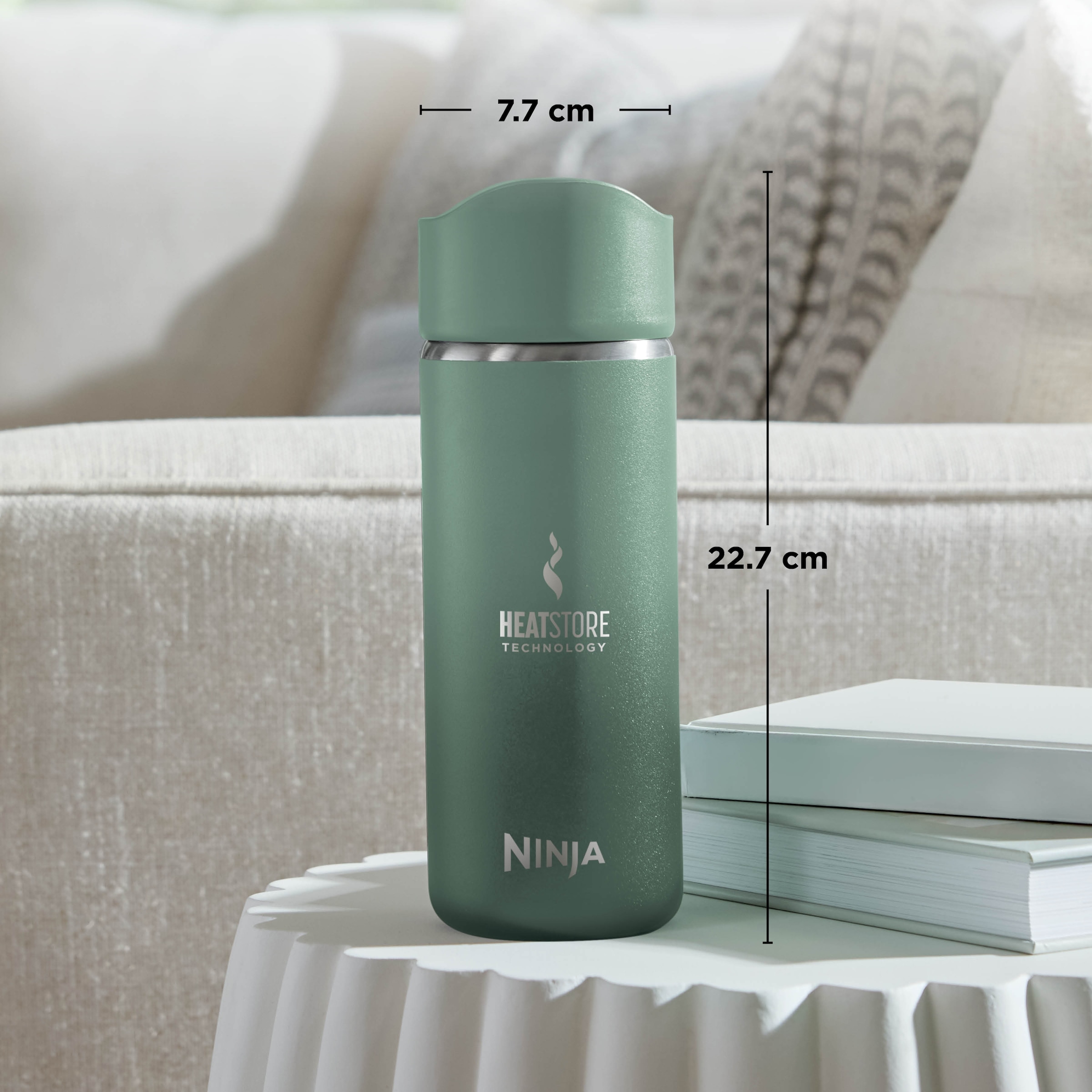 NINJA Isolierflasche »Ninja Sip Perfect Reisebecher - 300 ml DW1203EUU / 400 ml DW1603EUU« Kontrollierte Wärme für den perfekten Schluck, jedes Mal