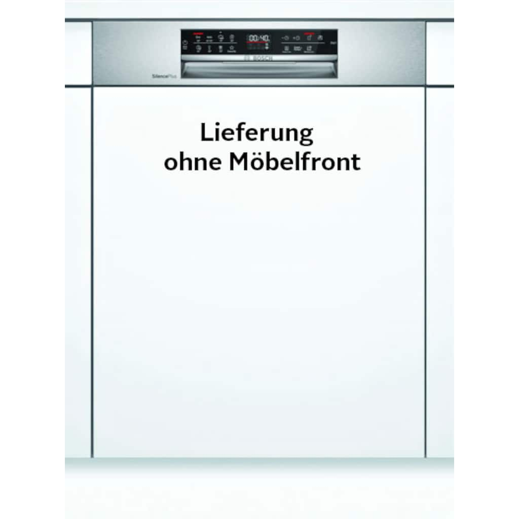 BOSCH teilintegrierbarer Geschirrspüler »SMI6ECS57E«, Serie 6, SMI6ECS57E, 14 Maßgedecke