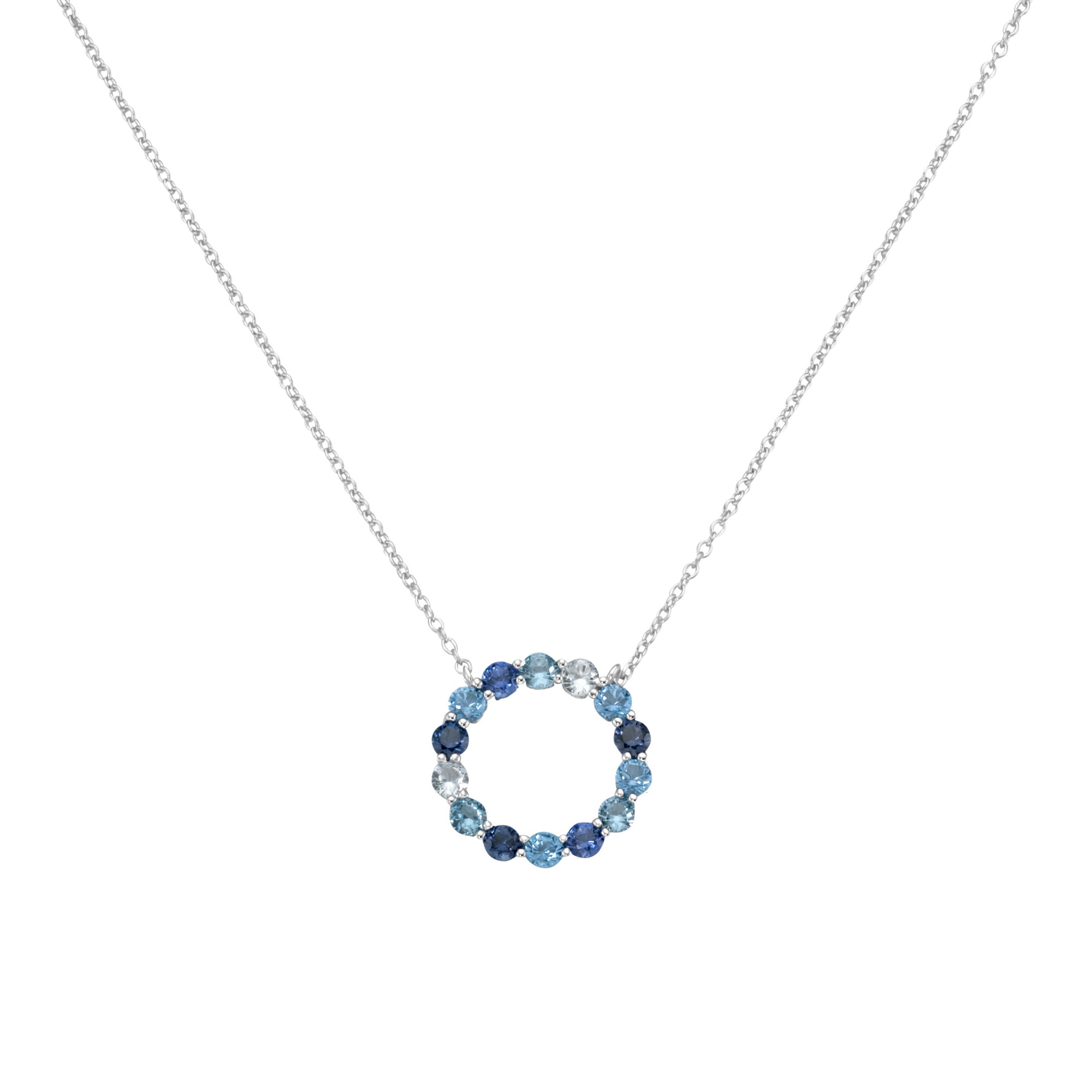 GIORGIO MARTELLO MILANO Collier »Collier mit Spinellen und Kristallsteinen, Silber 925«