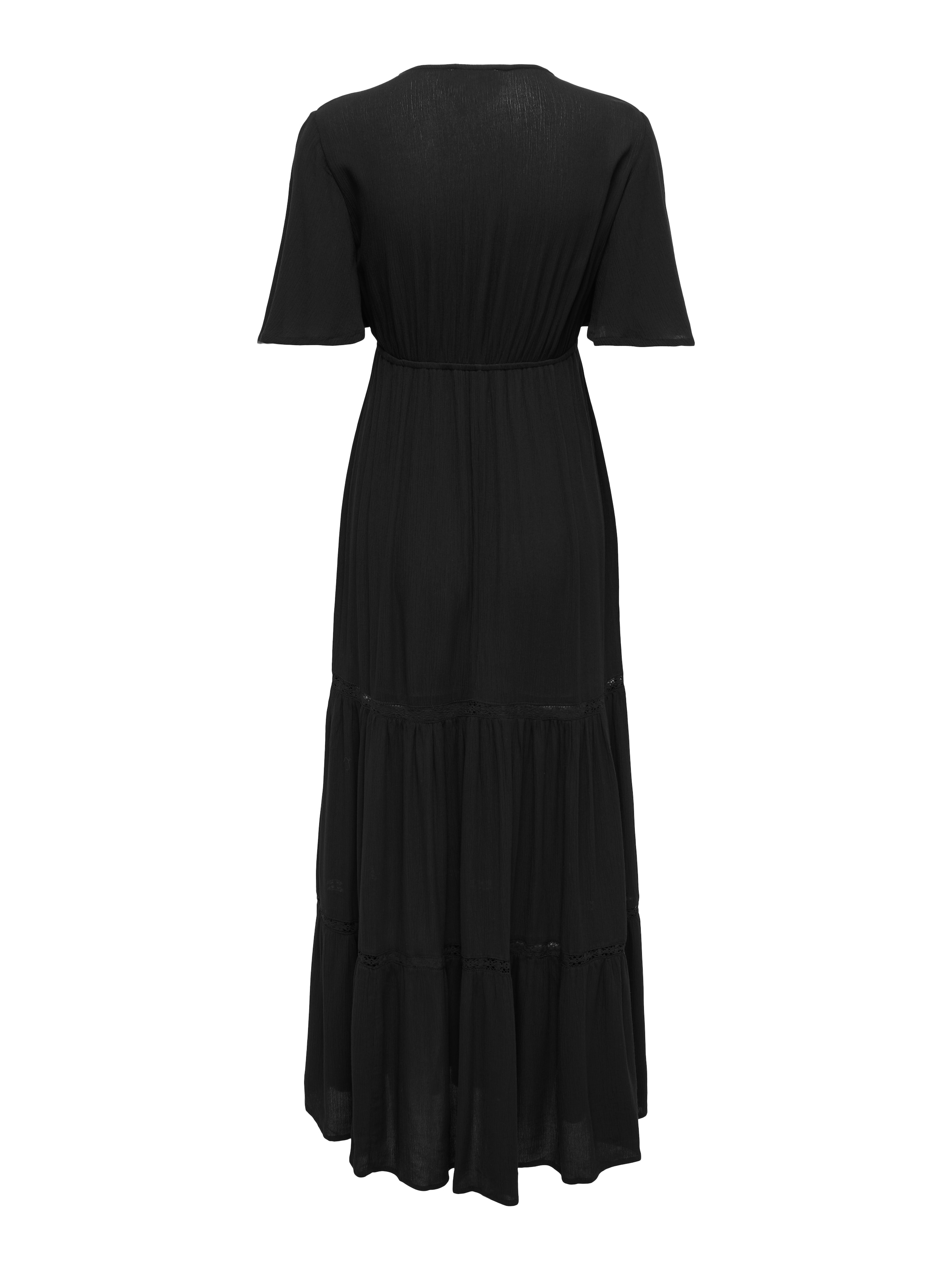 ONLY Maxikleid »ONLMYA CHIARA S/S LONG V DRESS WVN« Viskose