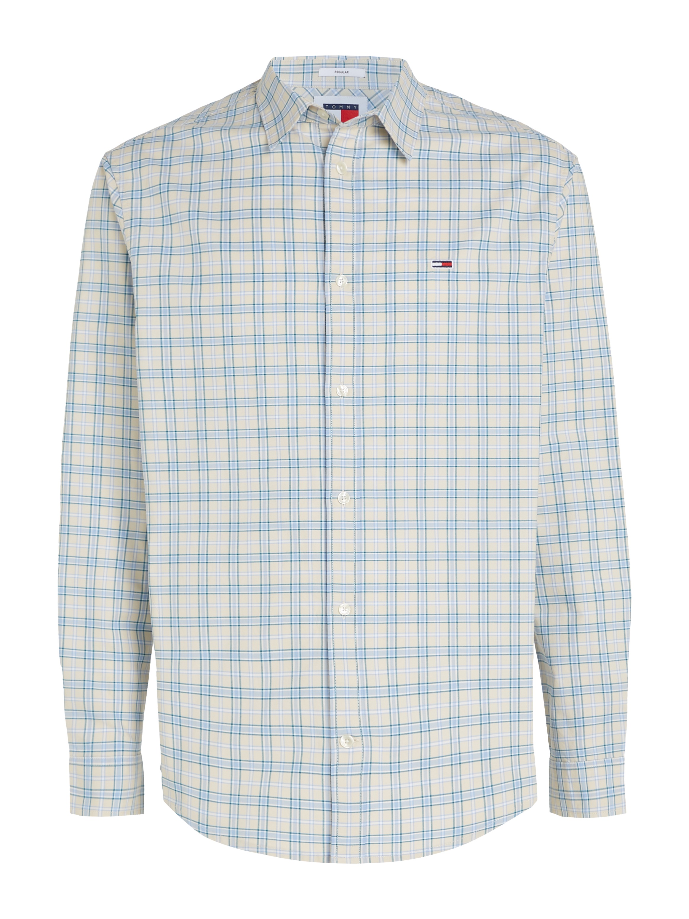 Tommy Jeans Langarmhemd »TJM REG OXFORD CHECK SHIRT«