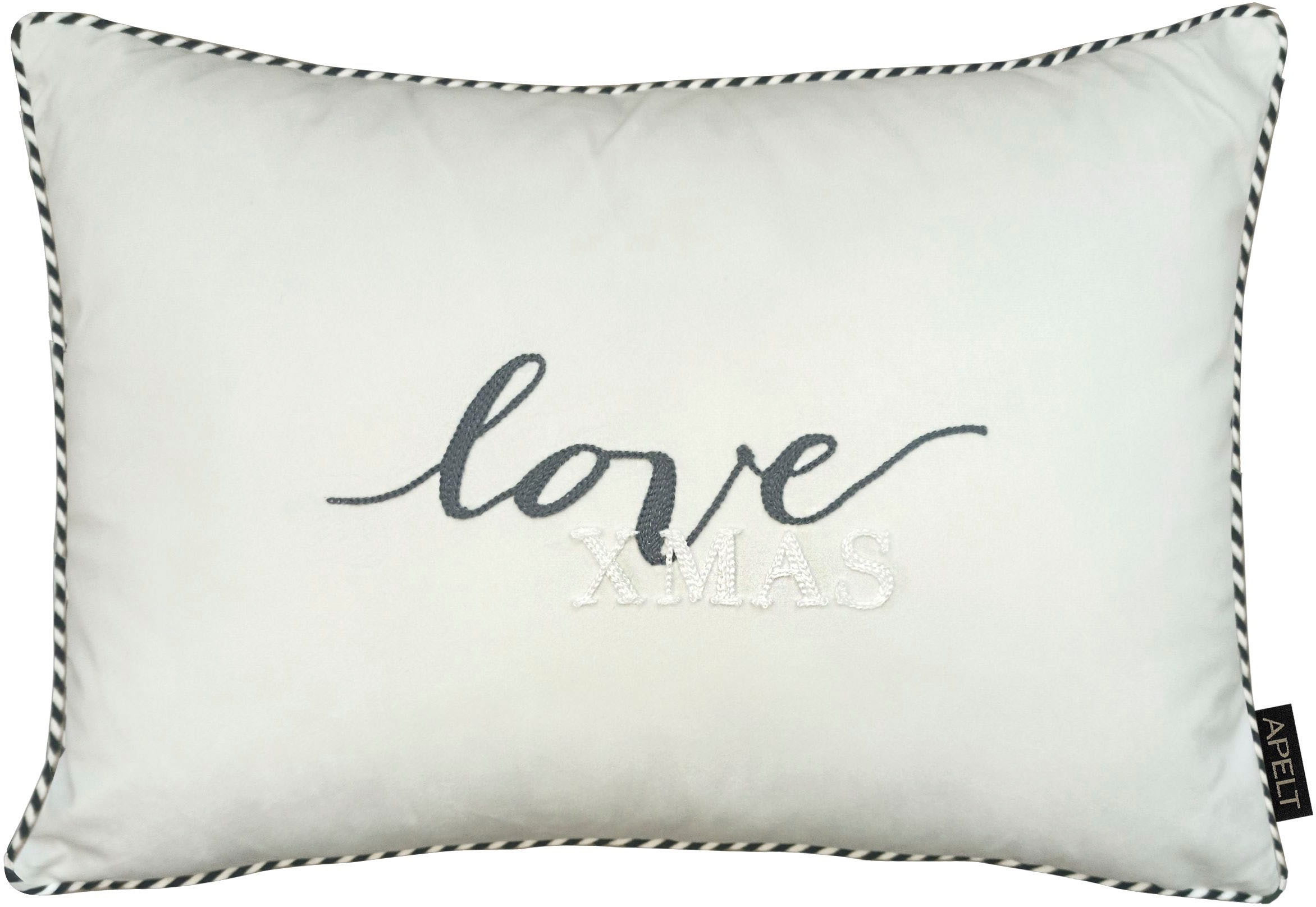 Apelt Dekokissen »4685« Kissenhülle mit Füllung in weiß, Größe B/L: 35 cm x 50 cm