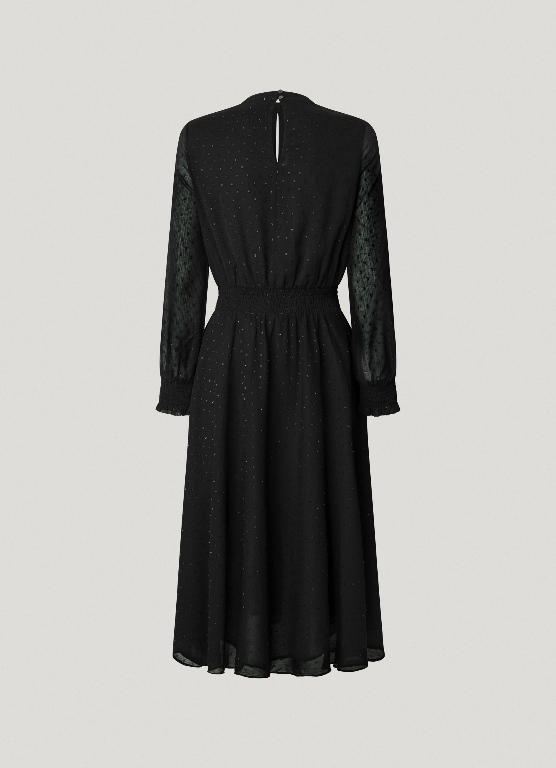 Pepe Jeans Midikleid »ANUSHKA«, Ausschnitt mit Schlitzdetail