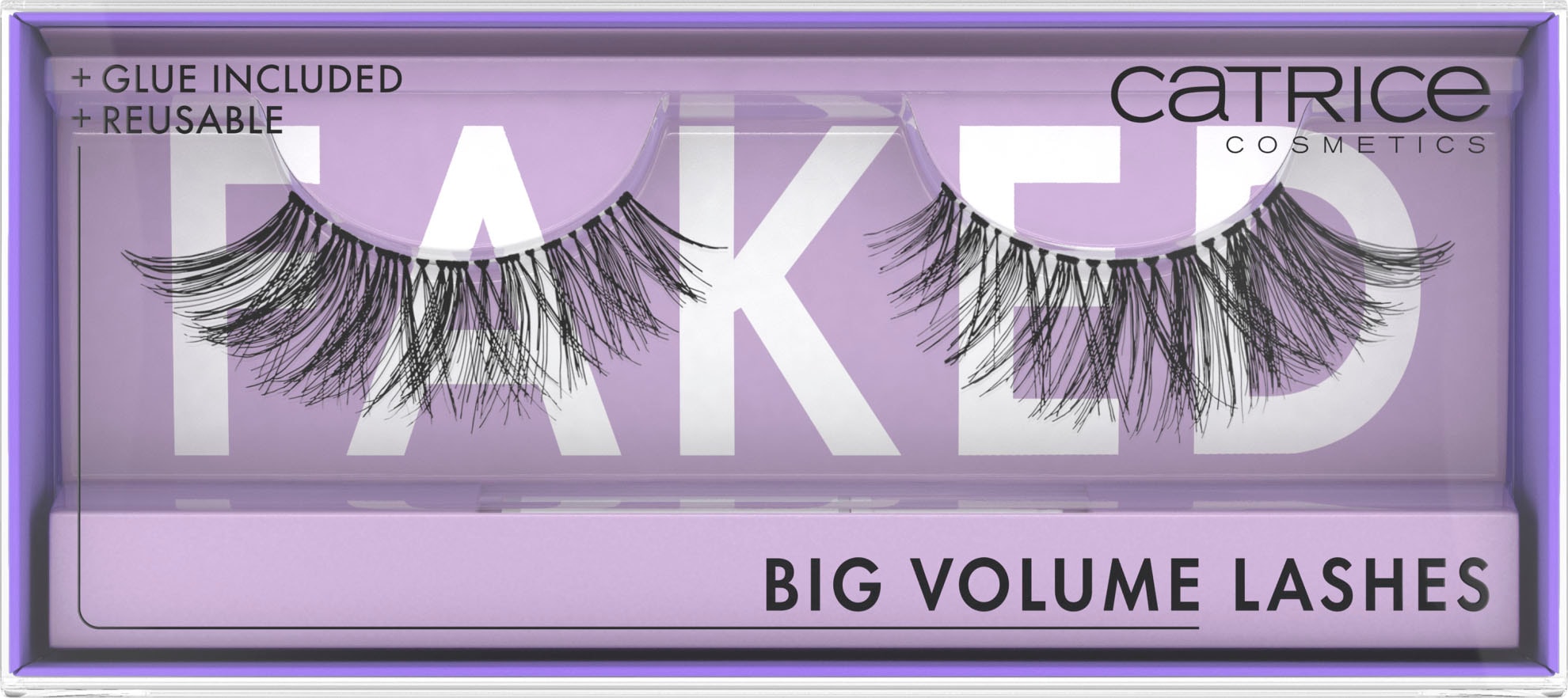 Catrice Bandwimpern »Faked False Lashes Set 01«, (Set, 3 tlg.), mit drei Produktvariationen
