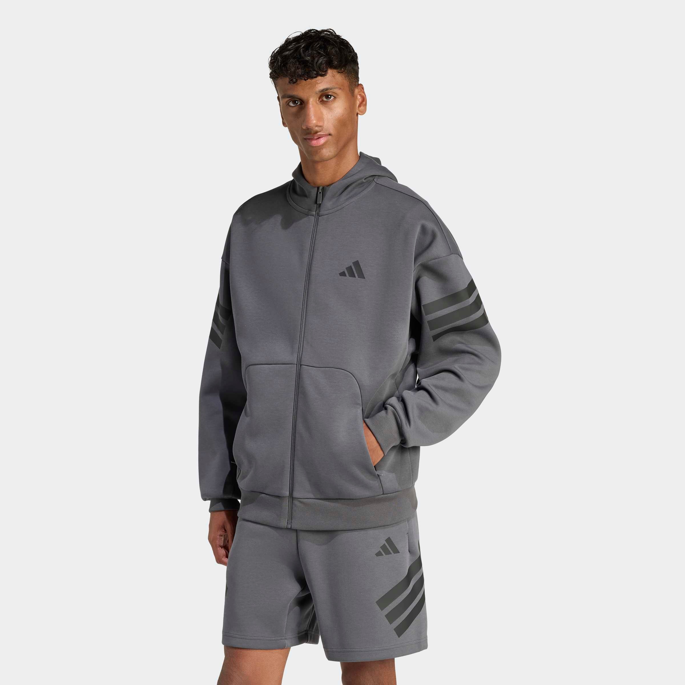 adidas Sportswear Kapuzensweatjacke »FUTURE ICONS 3-STREIFEN«