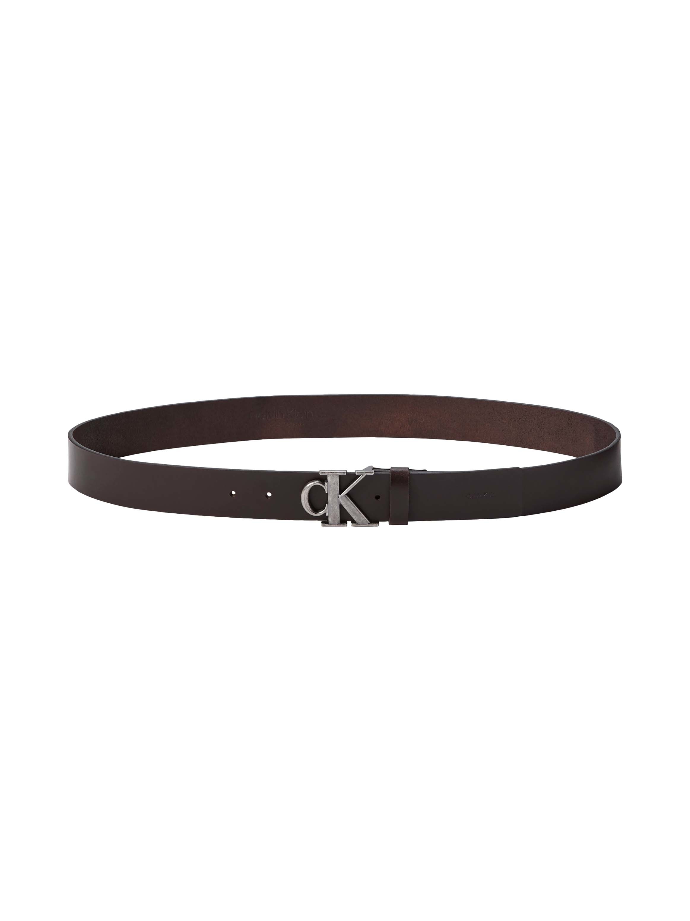 Calvin Klein Ledergürtel »CK BUCKLE SMOOTH 35MM« Größenverstellbar mit Metallschließe
