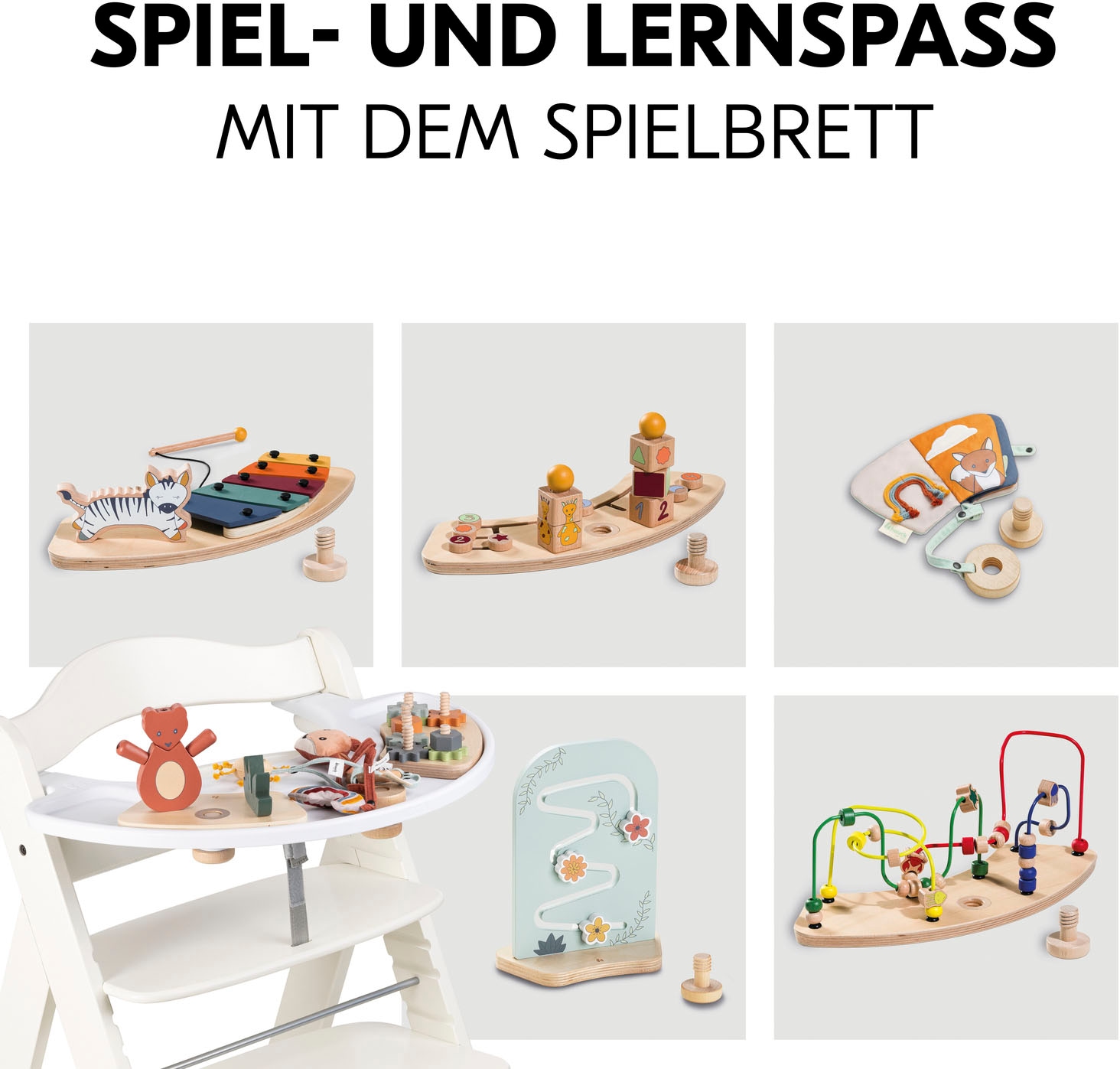 Hauck Hochstuhl »Beta+, White«, FSC® - schützt Wald - weltweit