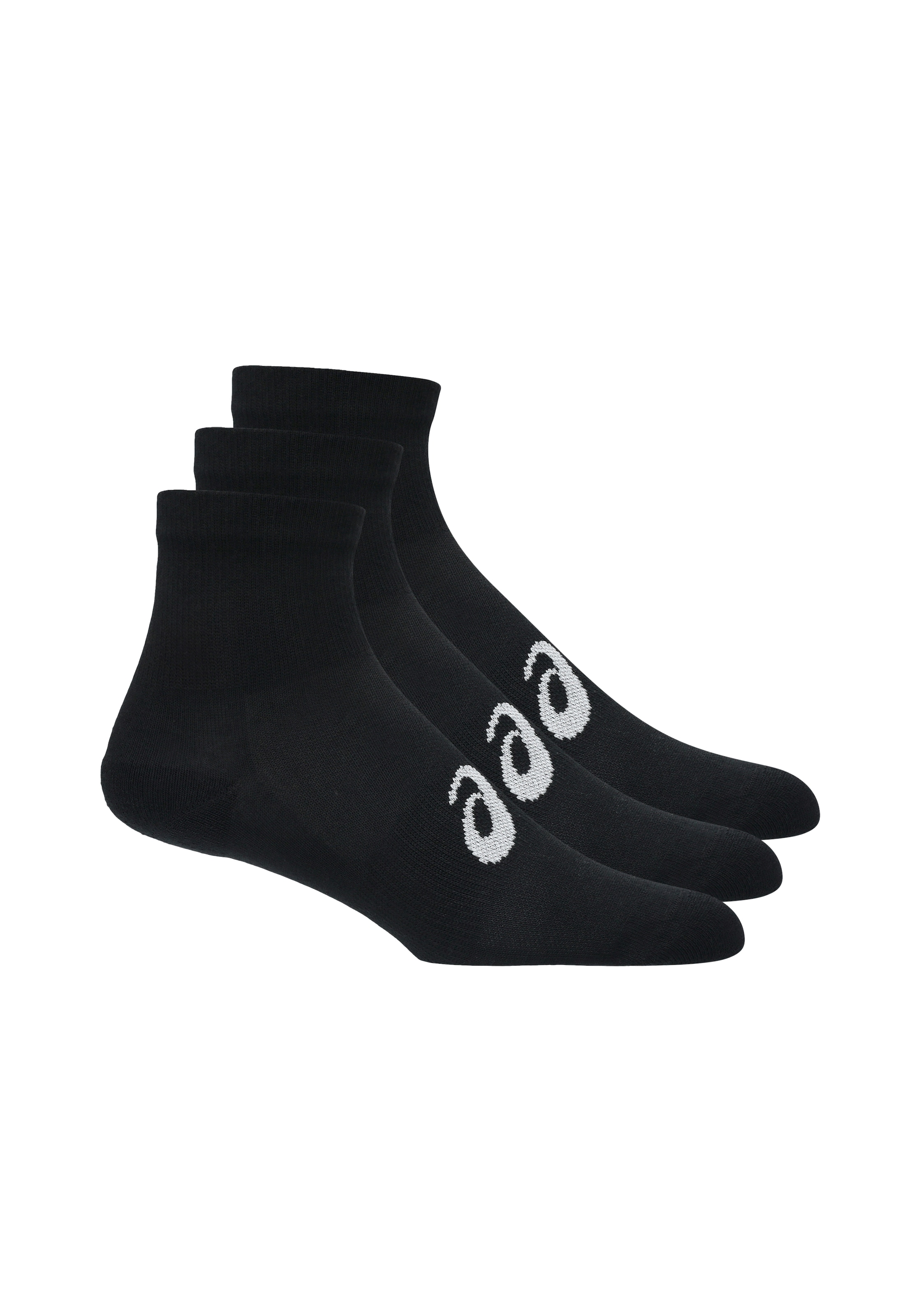 Asics Laufsocken »3 PACK QUARTER SOCK« für Fitnessaktivitäten, mit Mesh-Knit-Gewebe, mit Dämpfung