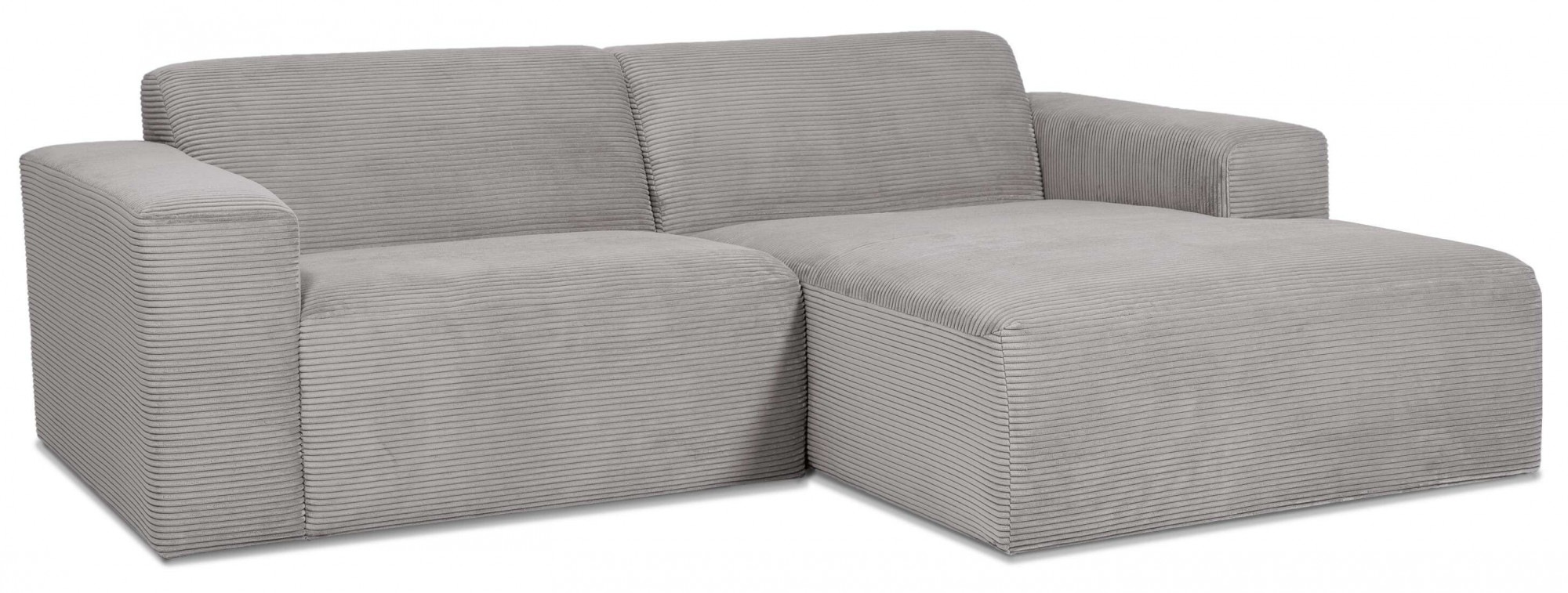 INOSIGN Ecksofa »Koa,228cm, L-Form, Modulsofa, Webstoff, Cord«, Designsofa, weicher Lounge-Sitzkomfort, Welleunterfederung, bodentief
