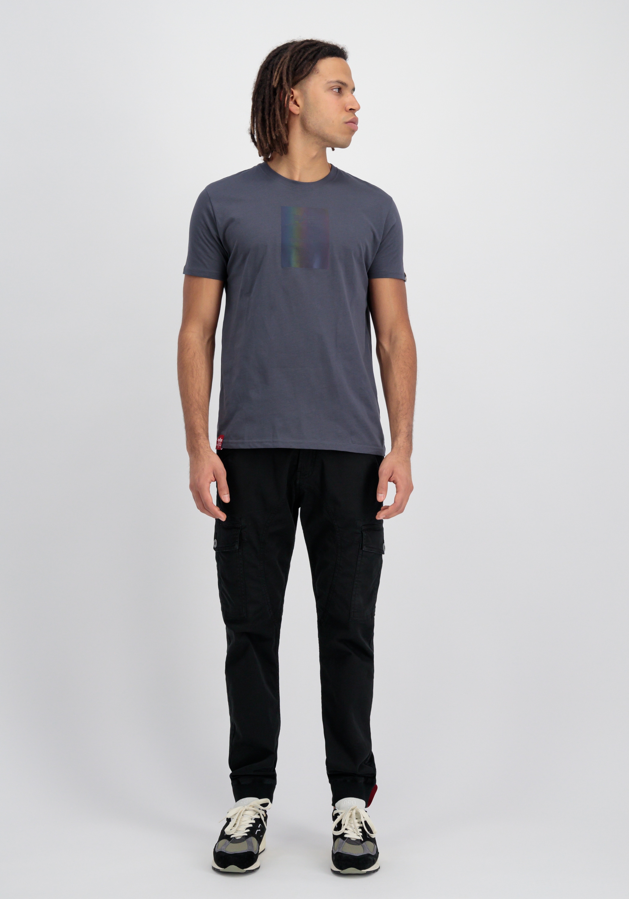 Alpha Industries T-Shirt »Rainbow Reflective Label T-Shirt«
