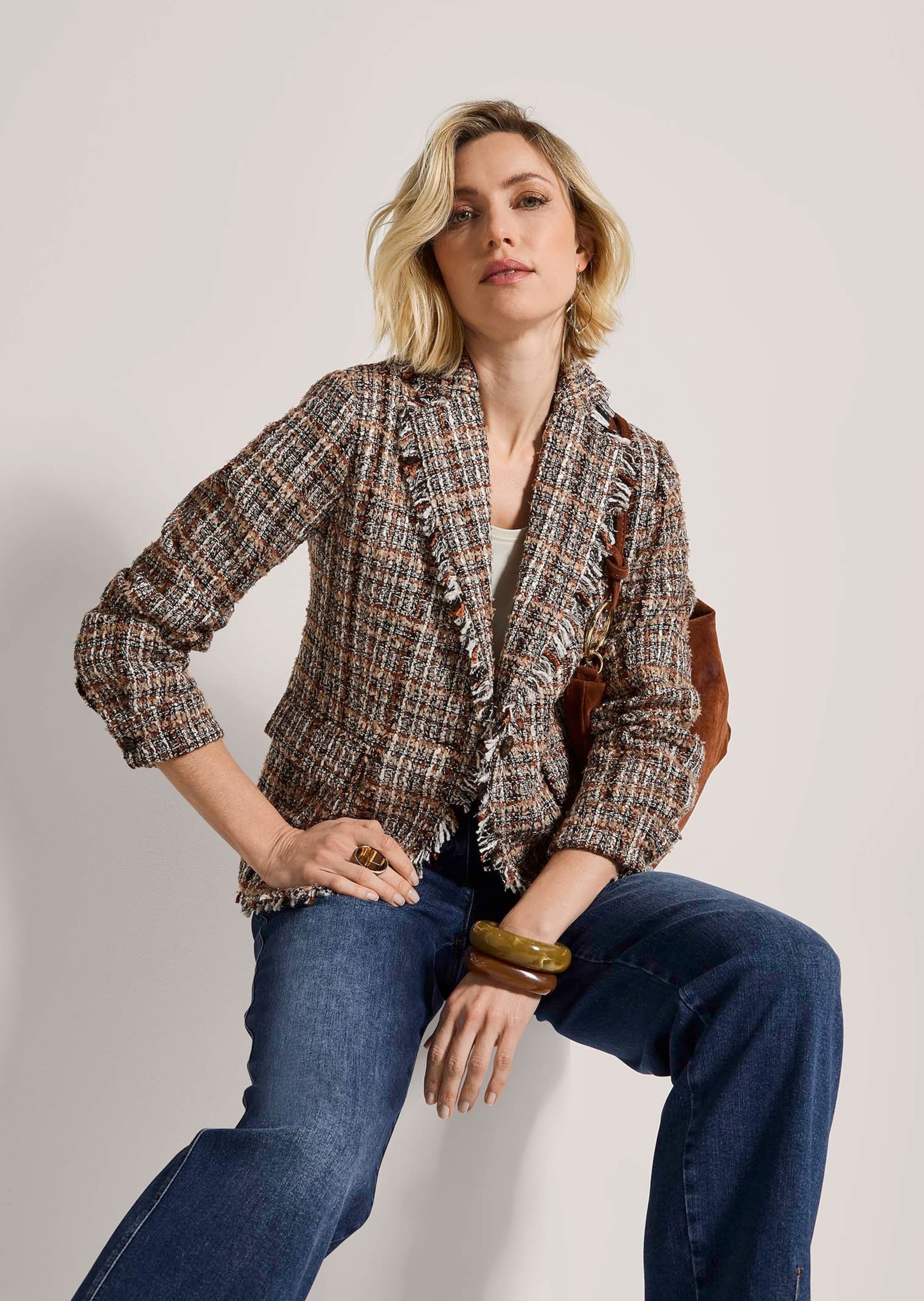 MADELEINE Jackenblazer »Blazer Tweedblazer im „Multi-Colour-Look“«