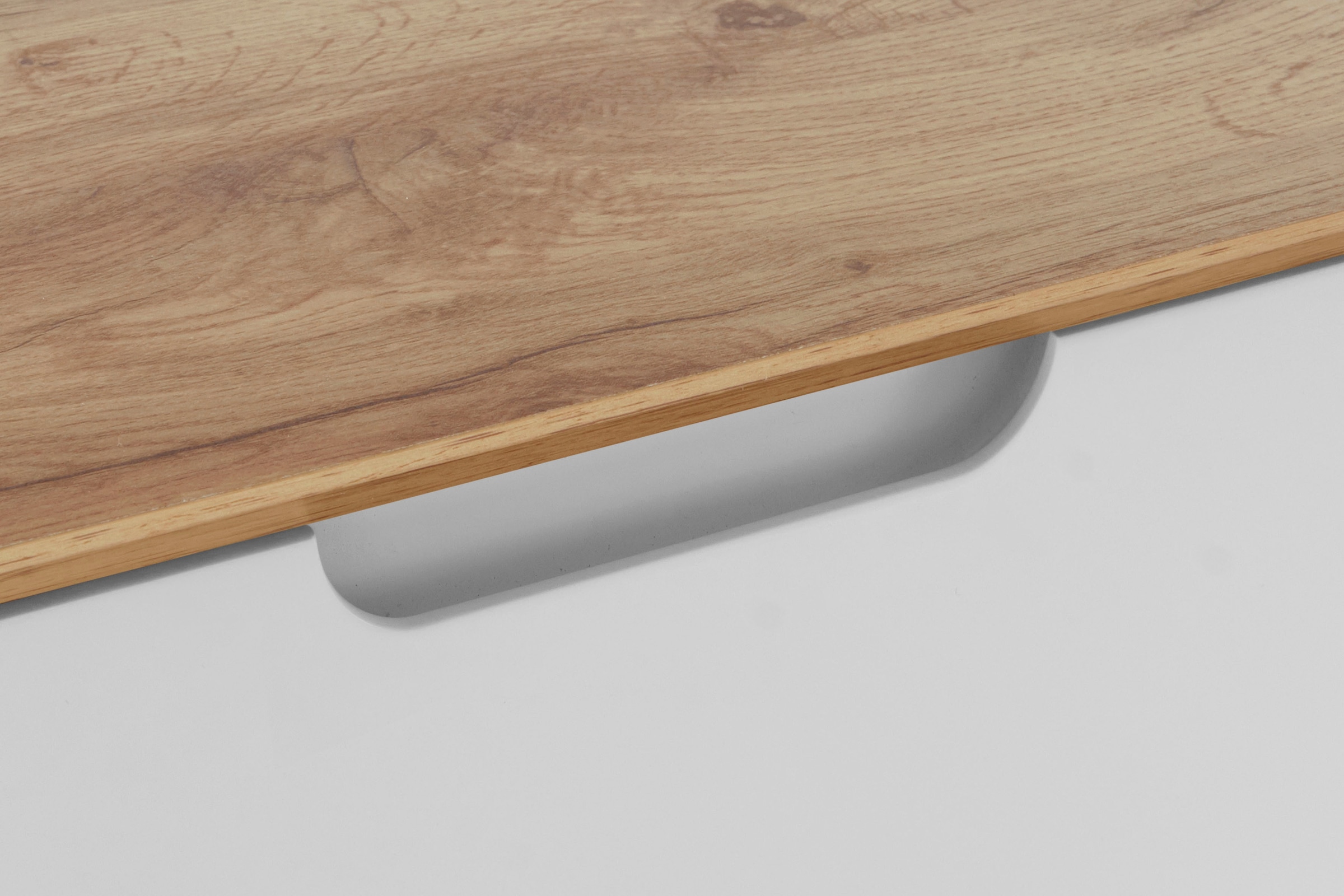 andas Lowboard »Pandrup«, Kommode mit 3 Einlegeböden und Kabeldurchführung, B:135 cm