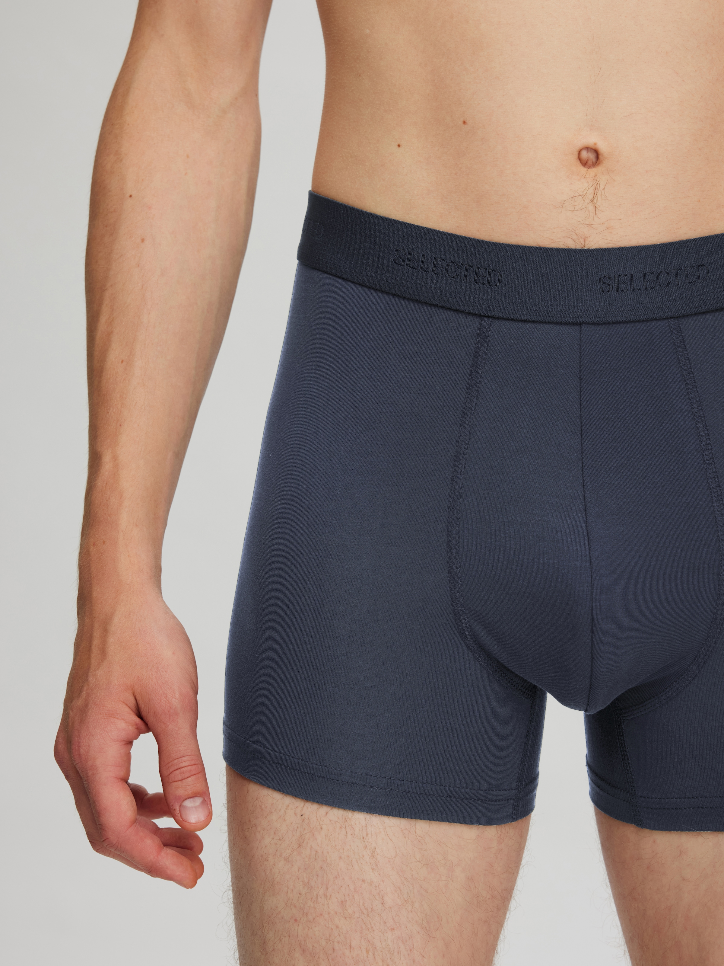 SELECTED Trunk »SLMTHOMAS TENCEL BLEND 3-PACK TRUNK NOOS« Packung, 3 Stk. Materialmix, ekastisch