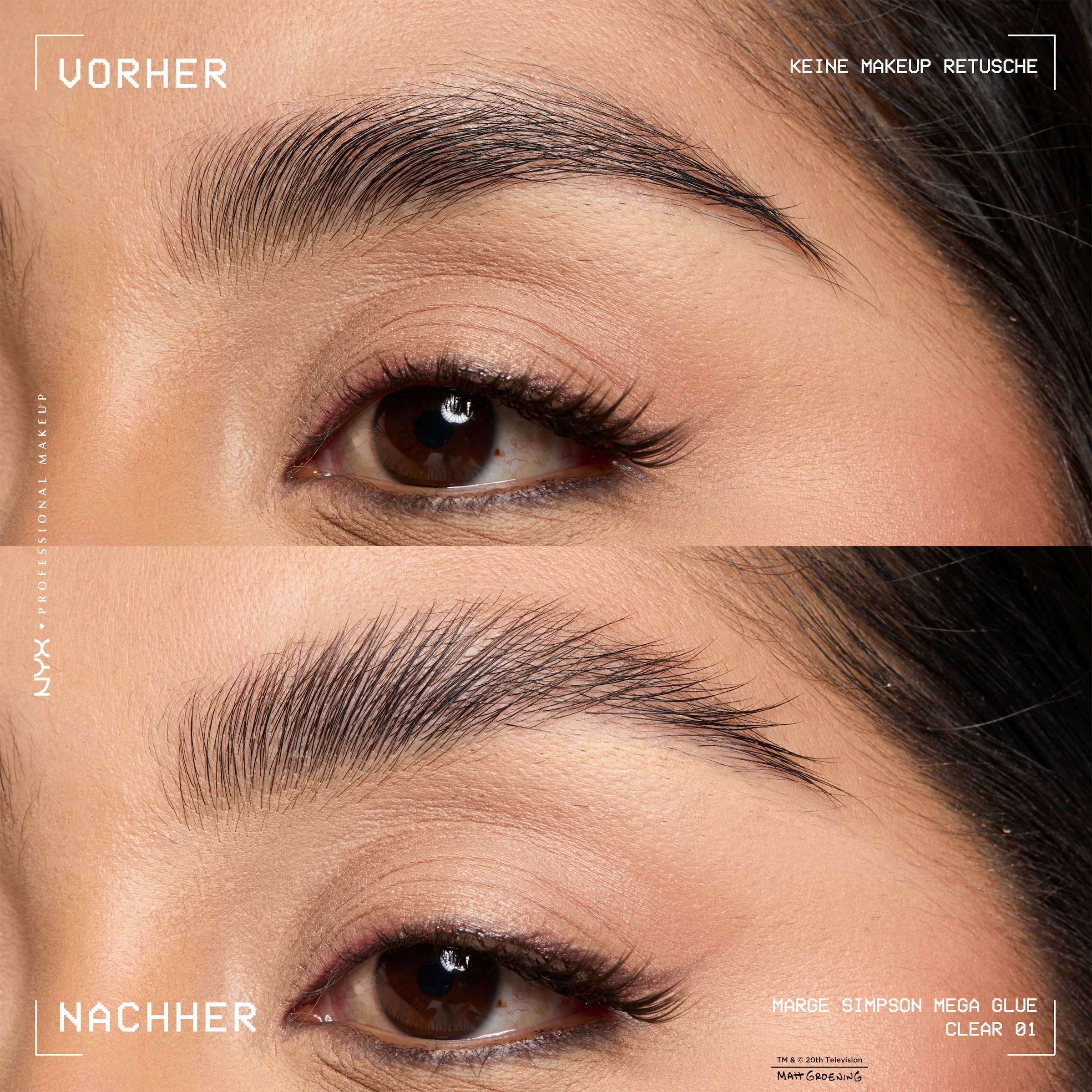 NYX PROFESSIONAL MAKEUP Augenbrauenpflege »MARGE SIMPSON MEGA GLUE 2-IN-1« Augenbrauen- und Haargel