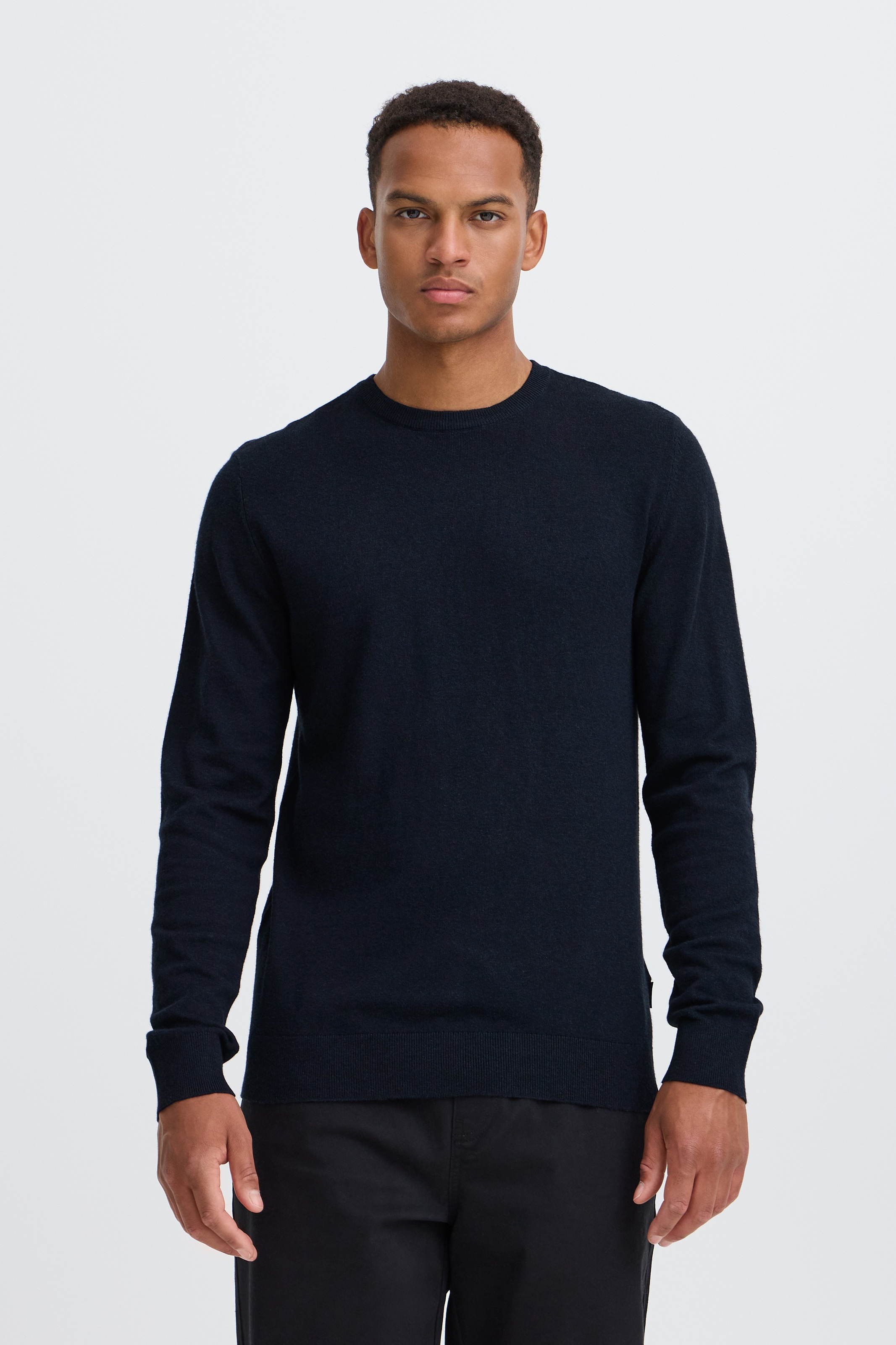 Blend Rundhalspullover »BHBAGGE CREW KNIT« Baumwollmischung, regular fit