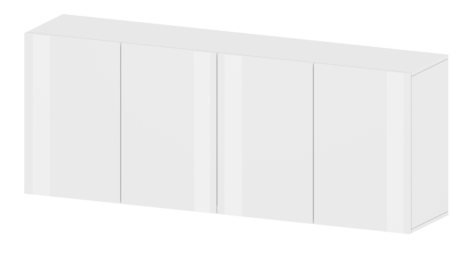 INOSIGN Sideboard »Egypt, Kommode, Schrank, Kredenz, grifflos«, 4 Türen, Hochglanz lackiert, Breite 180