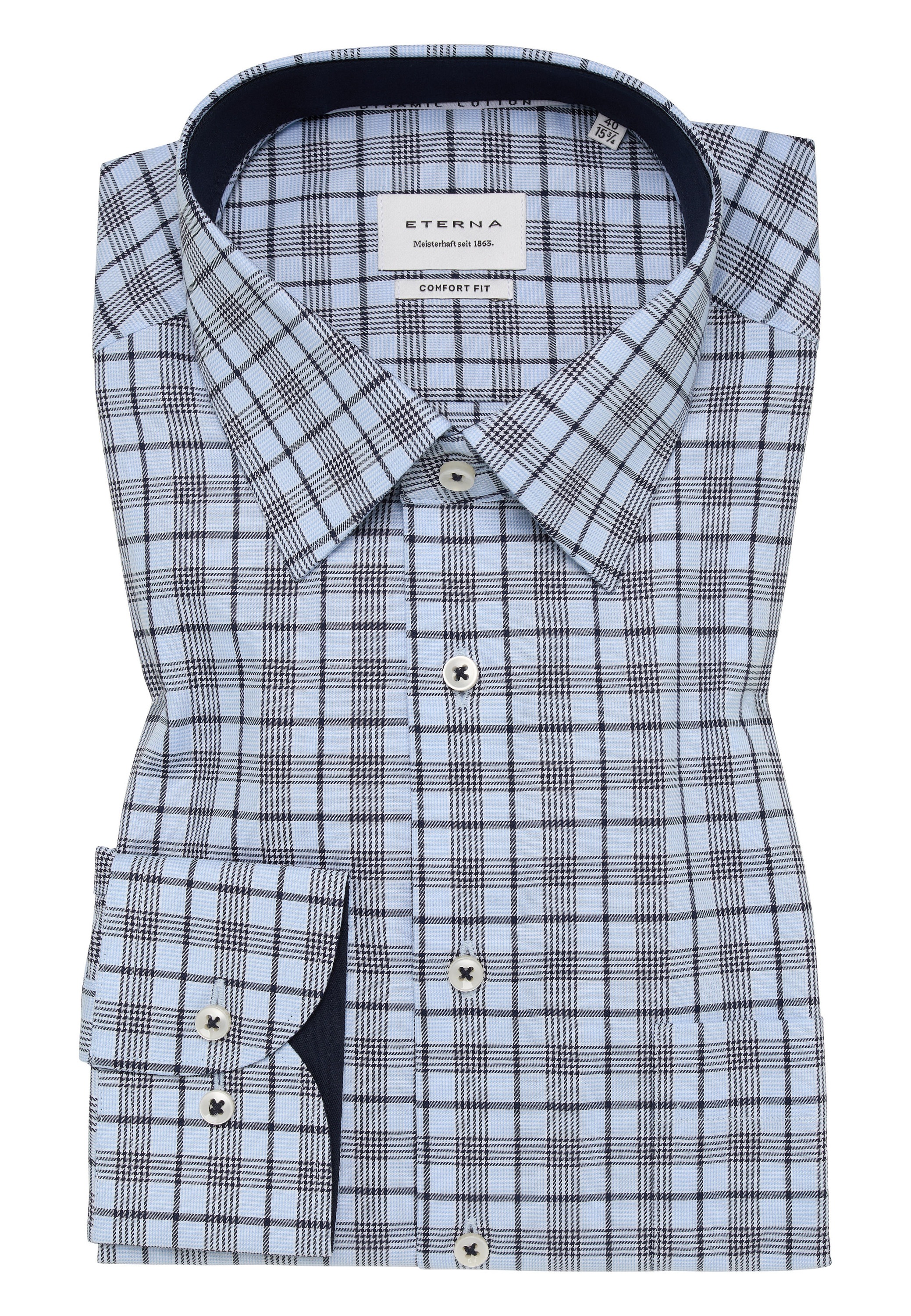 Eterna Langarmhemd »COMFORT FIT« NON IRON (bügelfrei)
