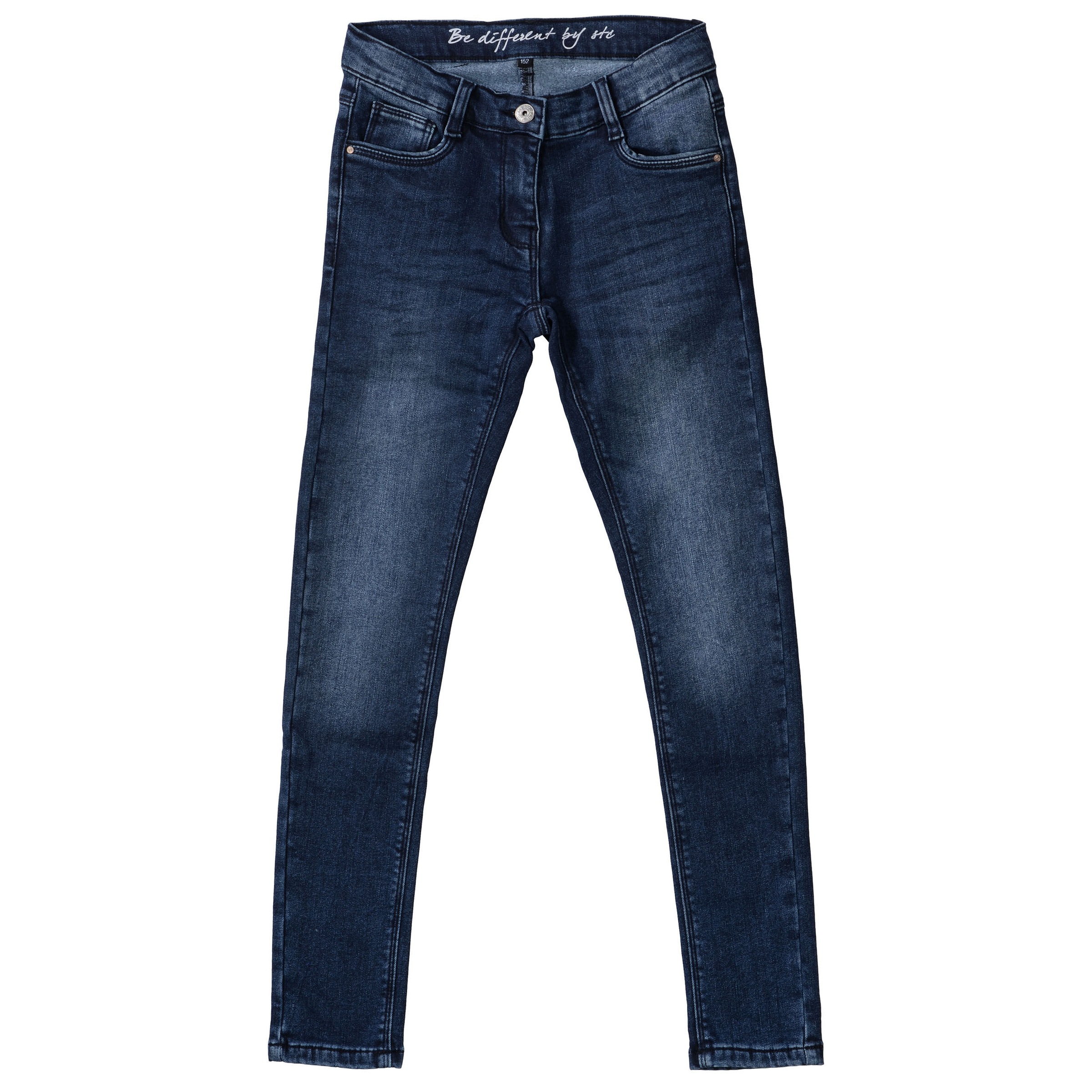 Staccato Mädchen 5-Pocket-Jeans Slim Fit in blau, Größe 176