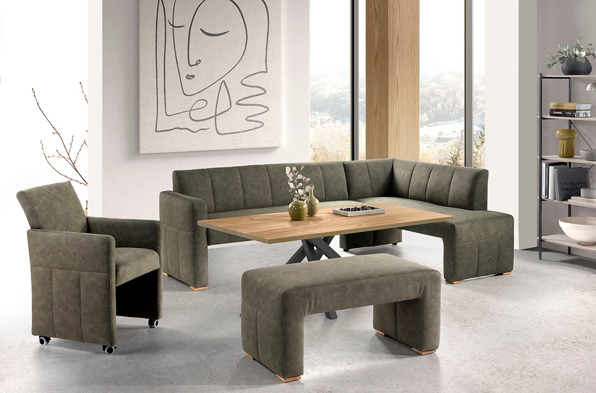 exxpo - sofa fashion Essbank, elegant und modern mit hohem Sitzkomfort