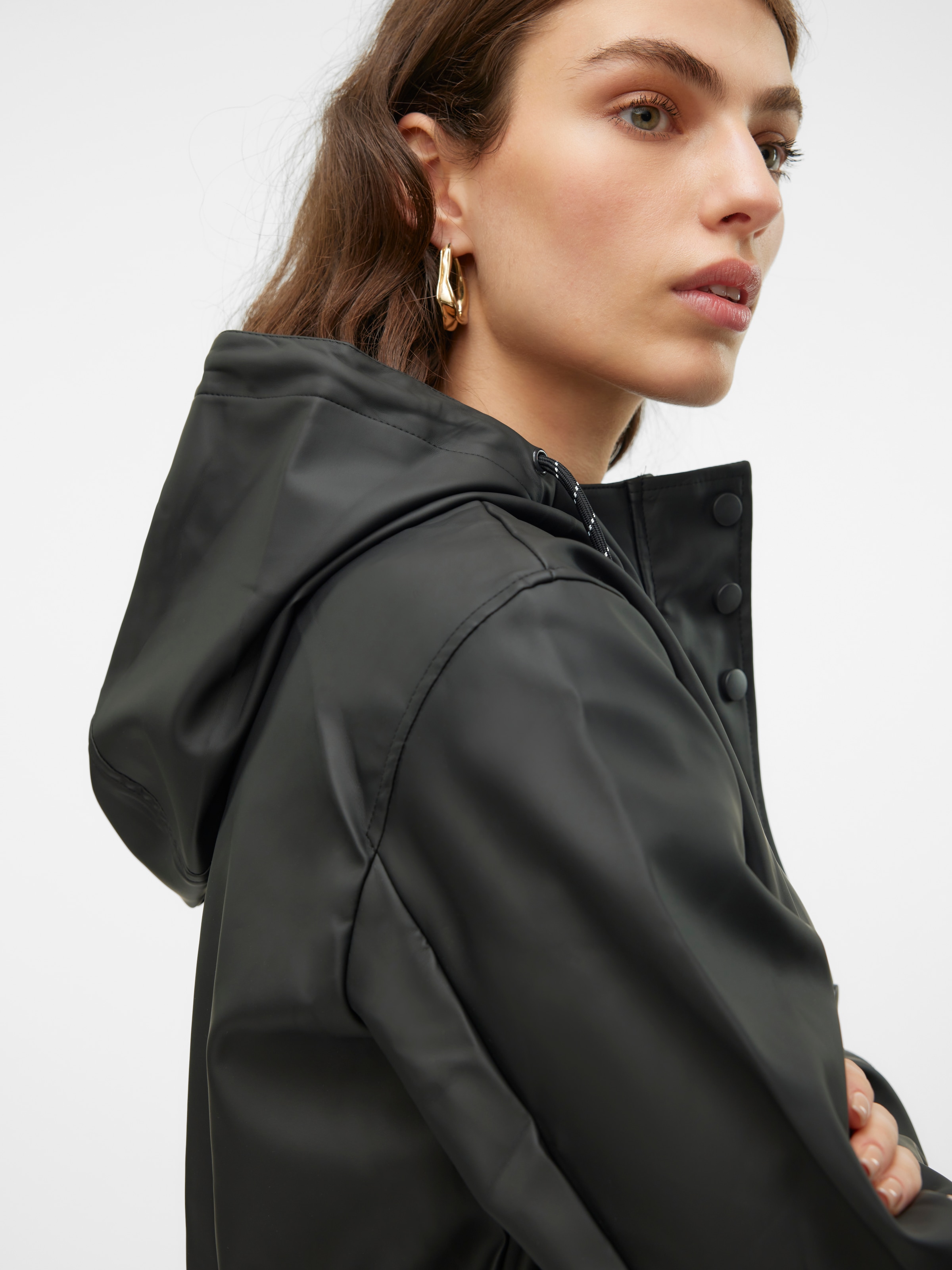 Vero Moda Regenjacke »VMMALOU COATED JACKET« mit Kapuze
