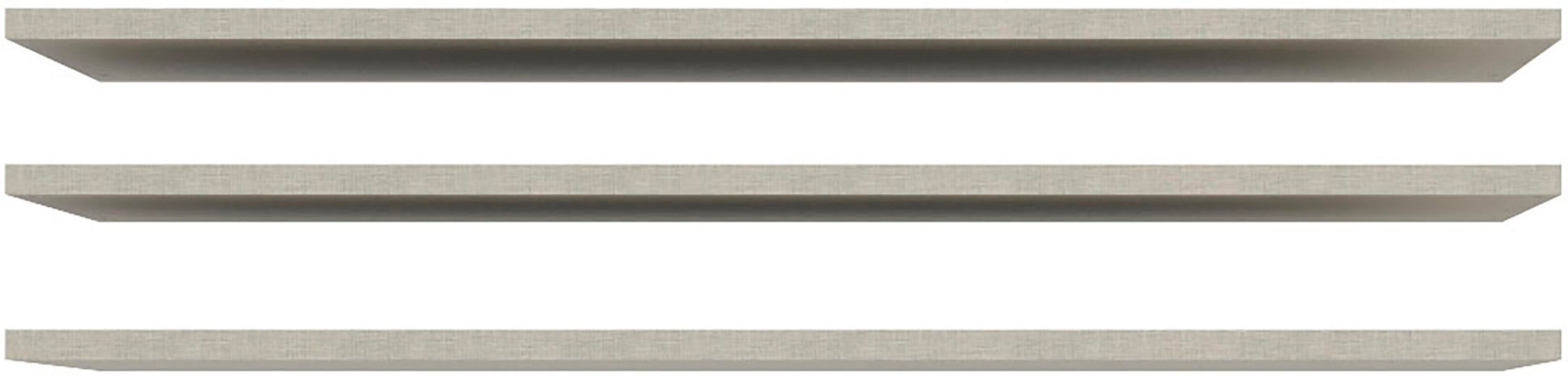 FORTE Einlegeboden, (3 St.), 3er Set Einlegeboden, variable Positionierung, Textilstruktur