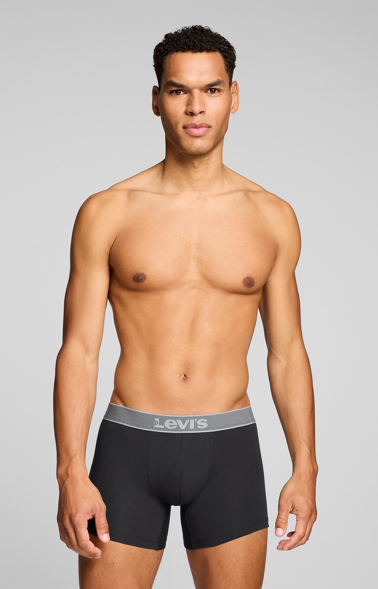 Levi's® Boxershorts »LEVIS MEN TWILL WB BOXER BRIEF 2P« 2er Pack,  ohne Eingriff, Stretchbund