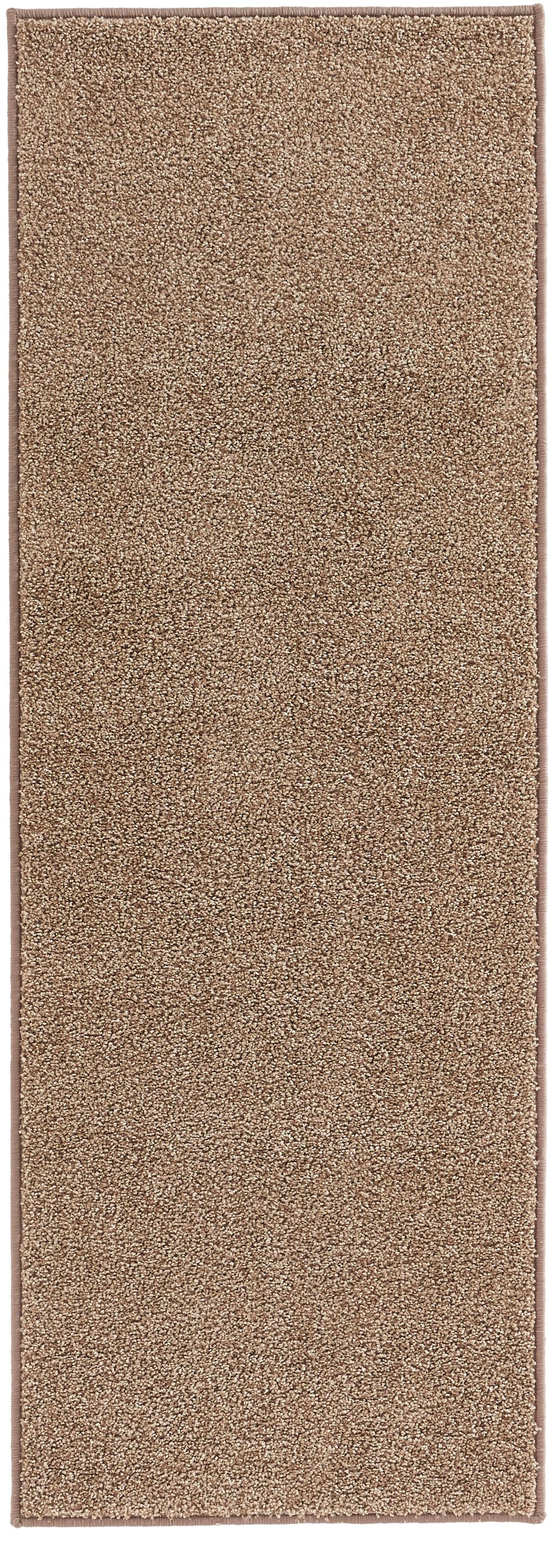 HANSE Home Teppich »Pure 100 Kurzflor«, rechteckig, 13 mm Höhe, Kurzflor, uni, umkettelt, Läufer, Wohnzimmer, Kinderzimmer, Flur